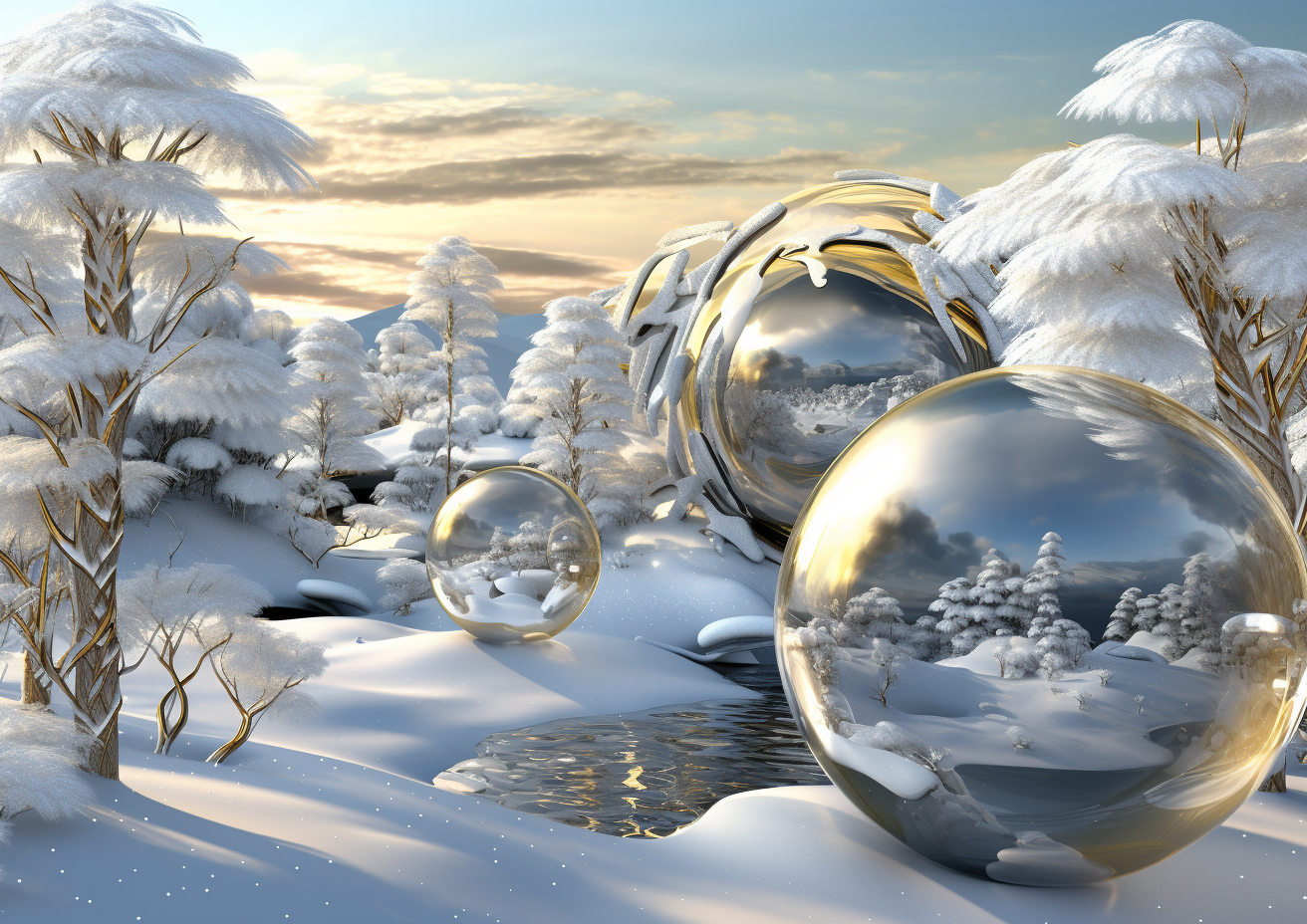 Волшебные шары в  лесу. — Изображение №23 — Иллюстрация, Графика на Dprofile