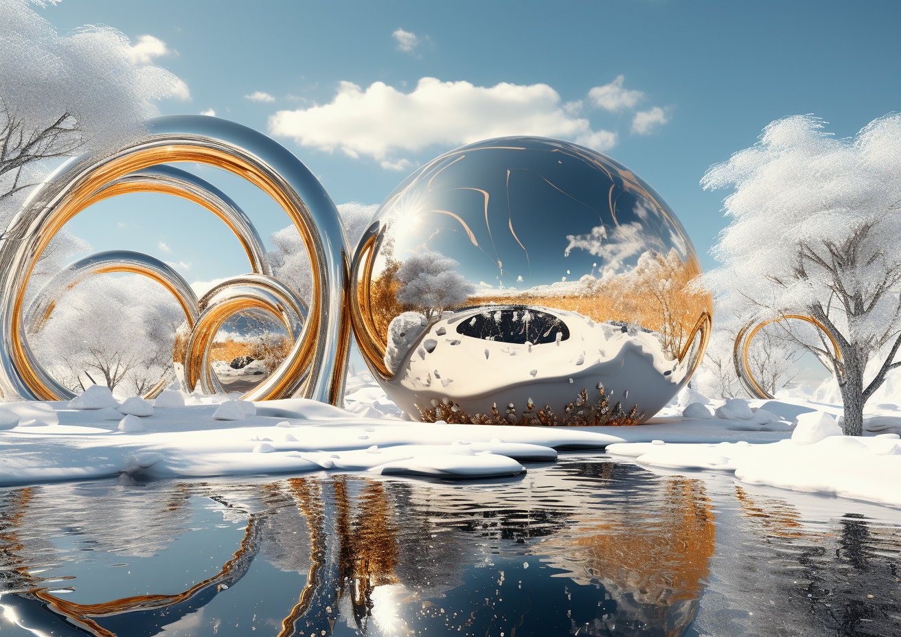 Волшебные шары в  лесу. — Изображение №19 — Иллюстрация, Графика на Dprofile