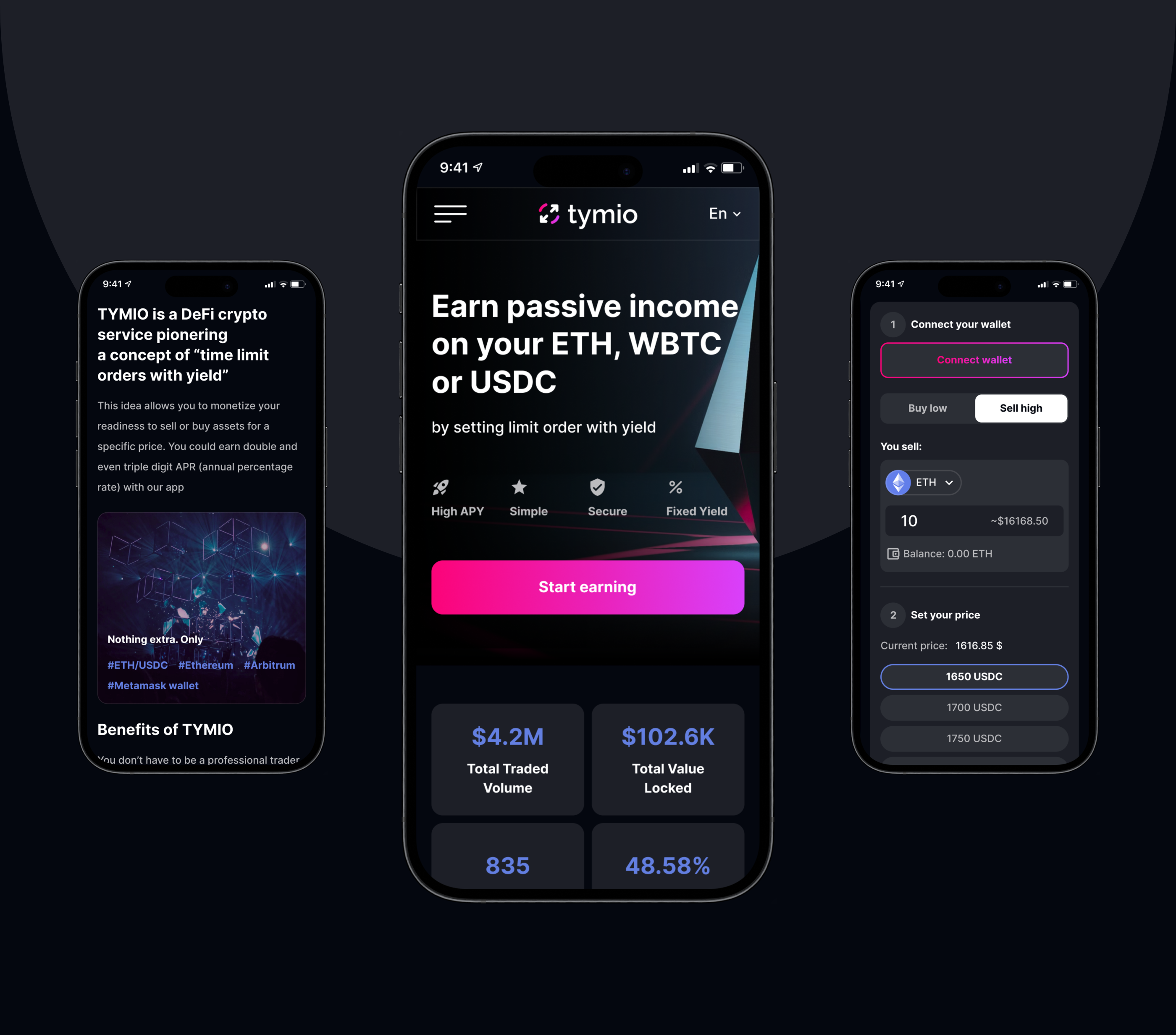 DeFi service | crypto landing page — Изображение №5 — Интерфейсы на Dprofile