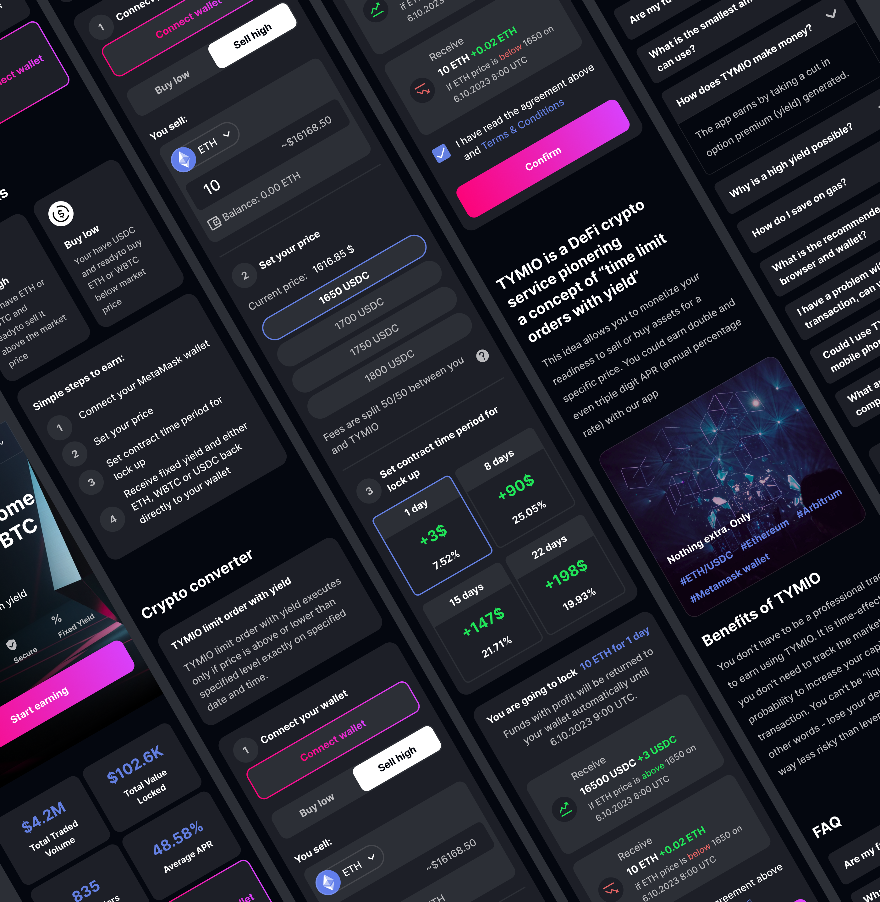 DeFi service | crypto landing page — Изображение №6 — Интерфейсы на Dprofile