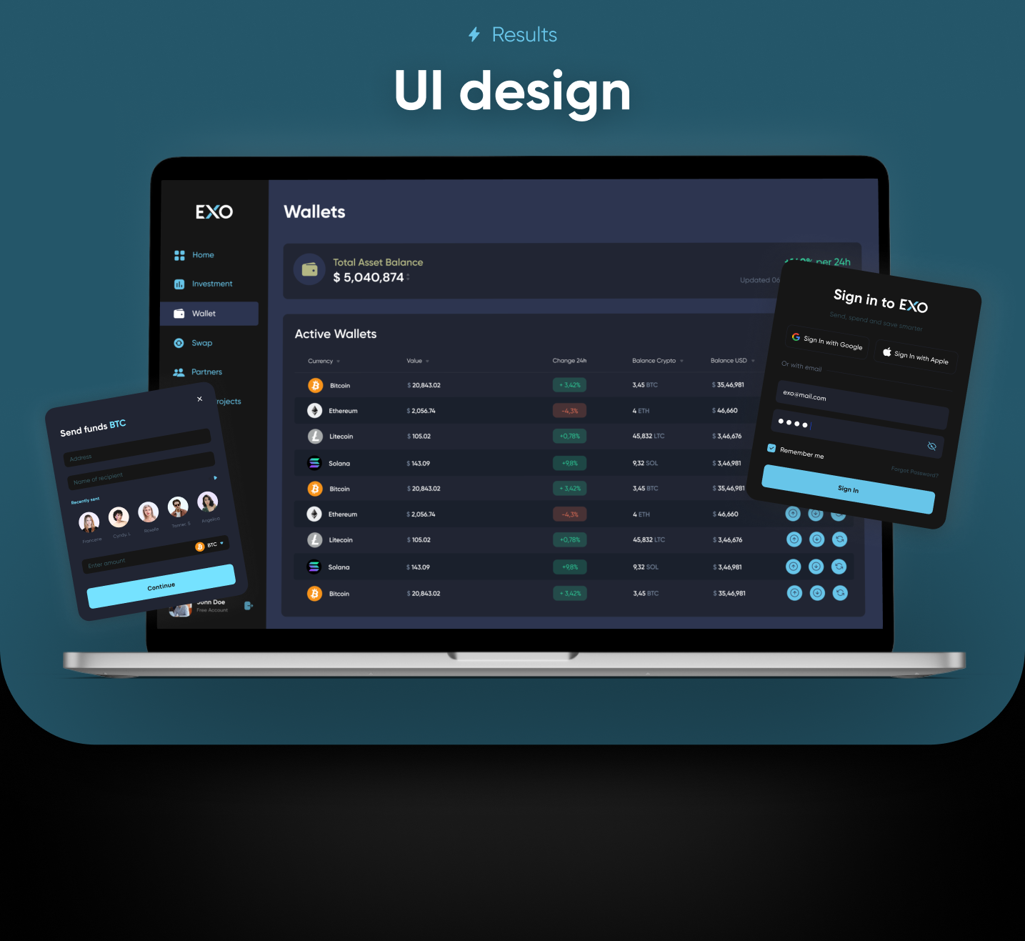 UX/UI Design & Branding for crypto wallet — Изображение №10 — Интерфейсы, Брендинг на Dprofile
