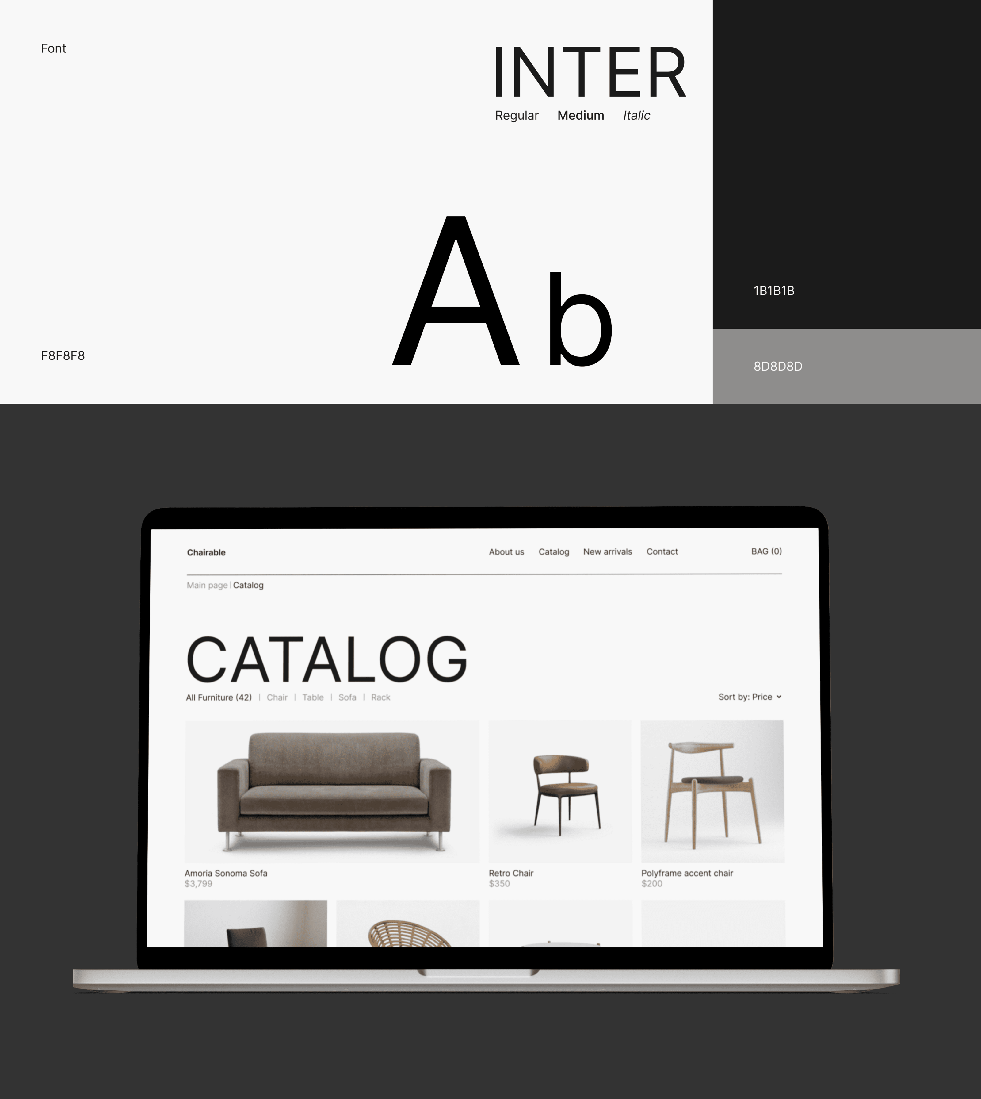 Online furniture store Chairable — Изображение №10 — Интерфейсы на Dprofile