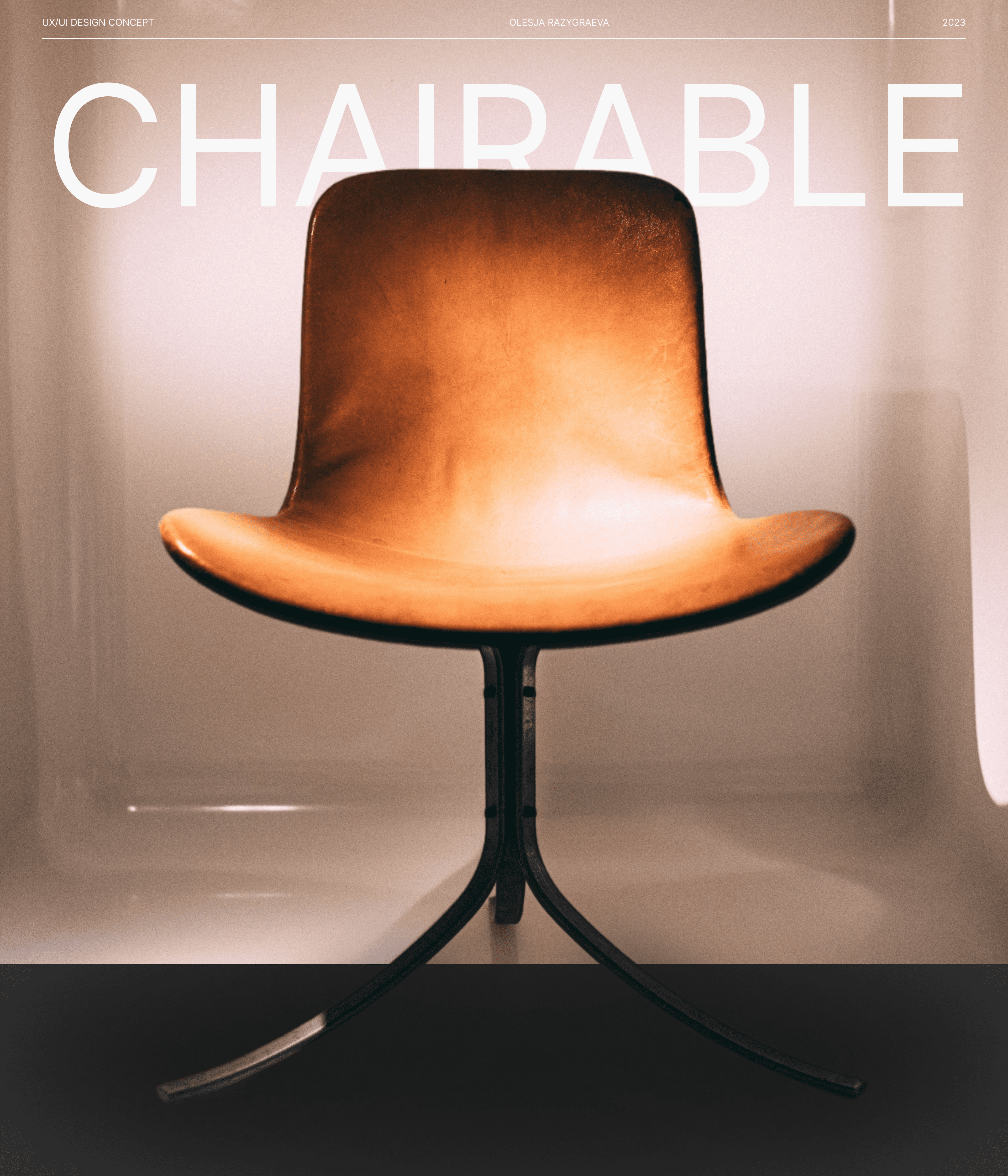 Online furniture store Chairable — Изображение №1 — Интерфейсы на Dprofile