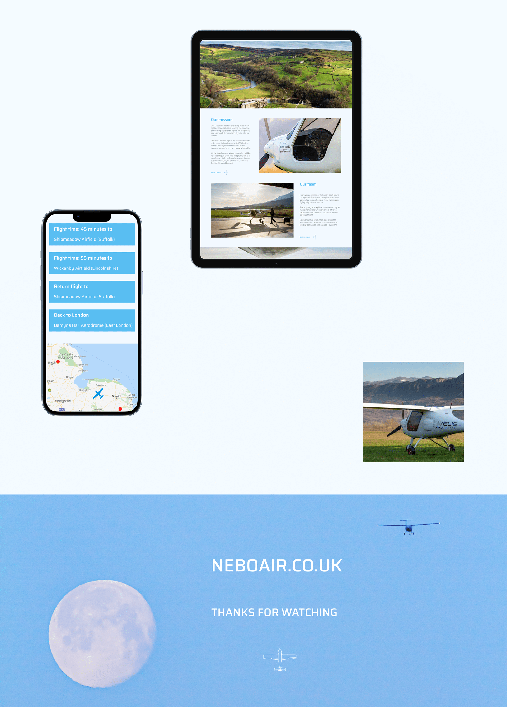 Neboair/Website design — Изображение №4 — Интерфейсы на Dprofile