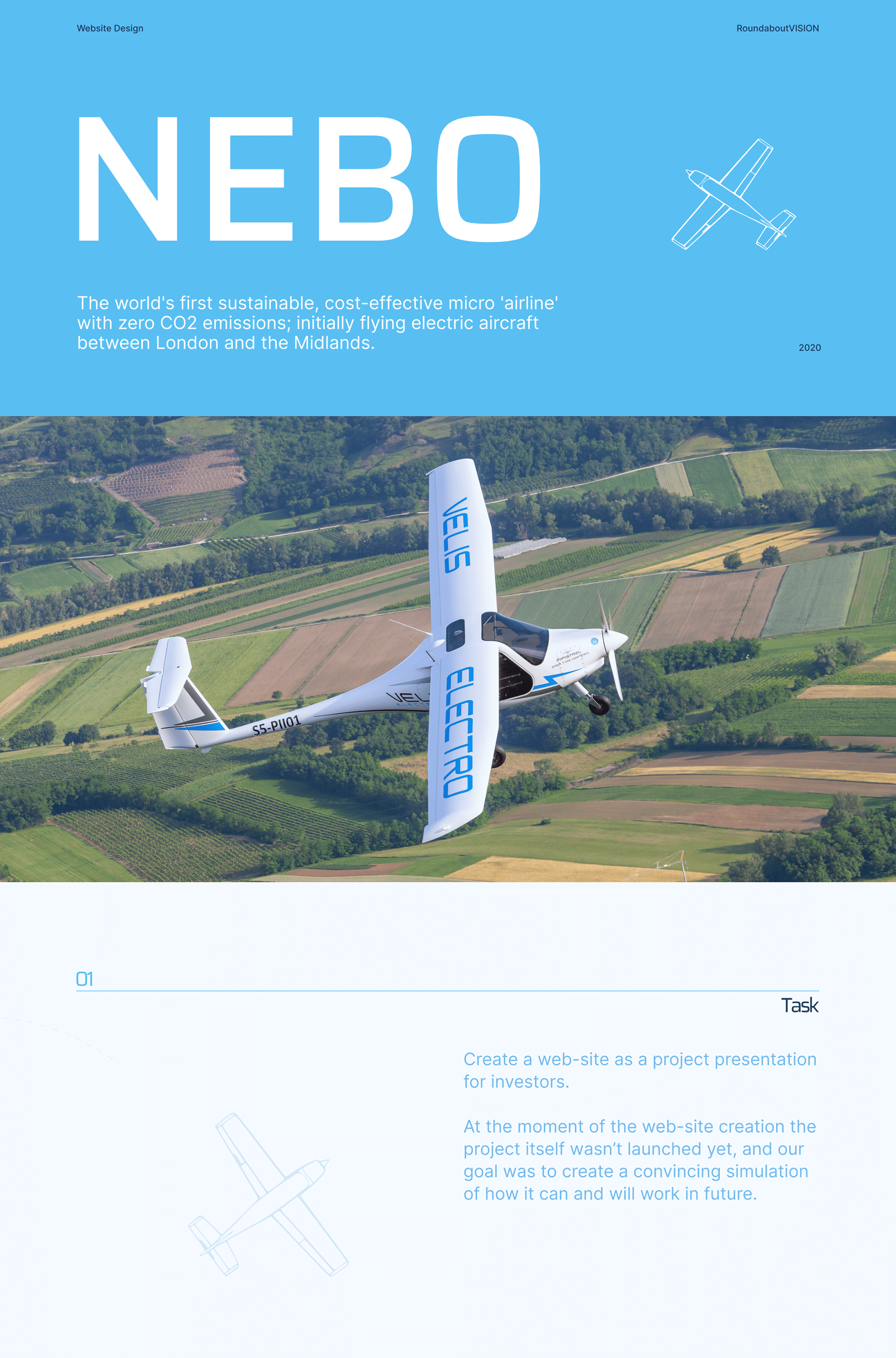 Neboair/Website design — Изображение №1 — Интерфейсы на Dprofile