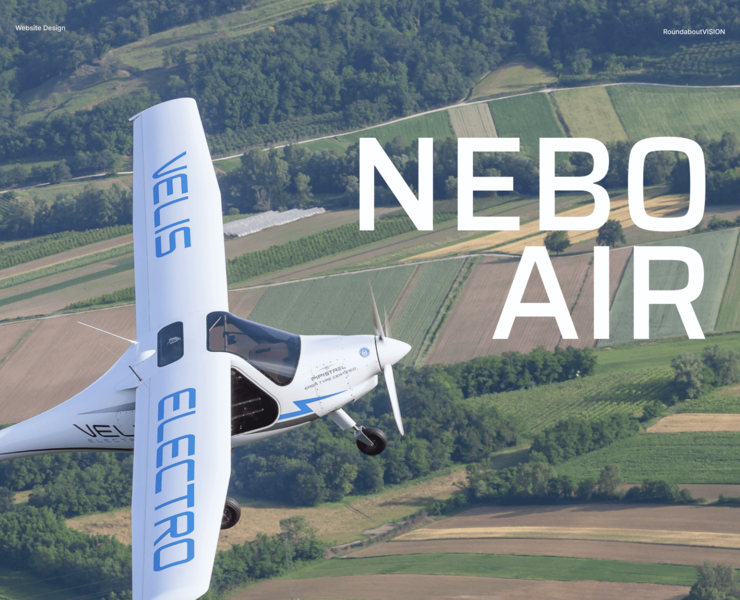 Neboair/Website design — Интерфейсы на Dprofile