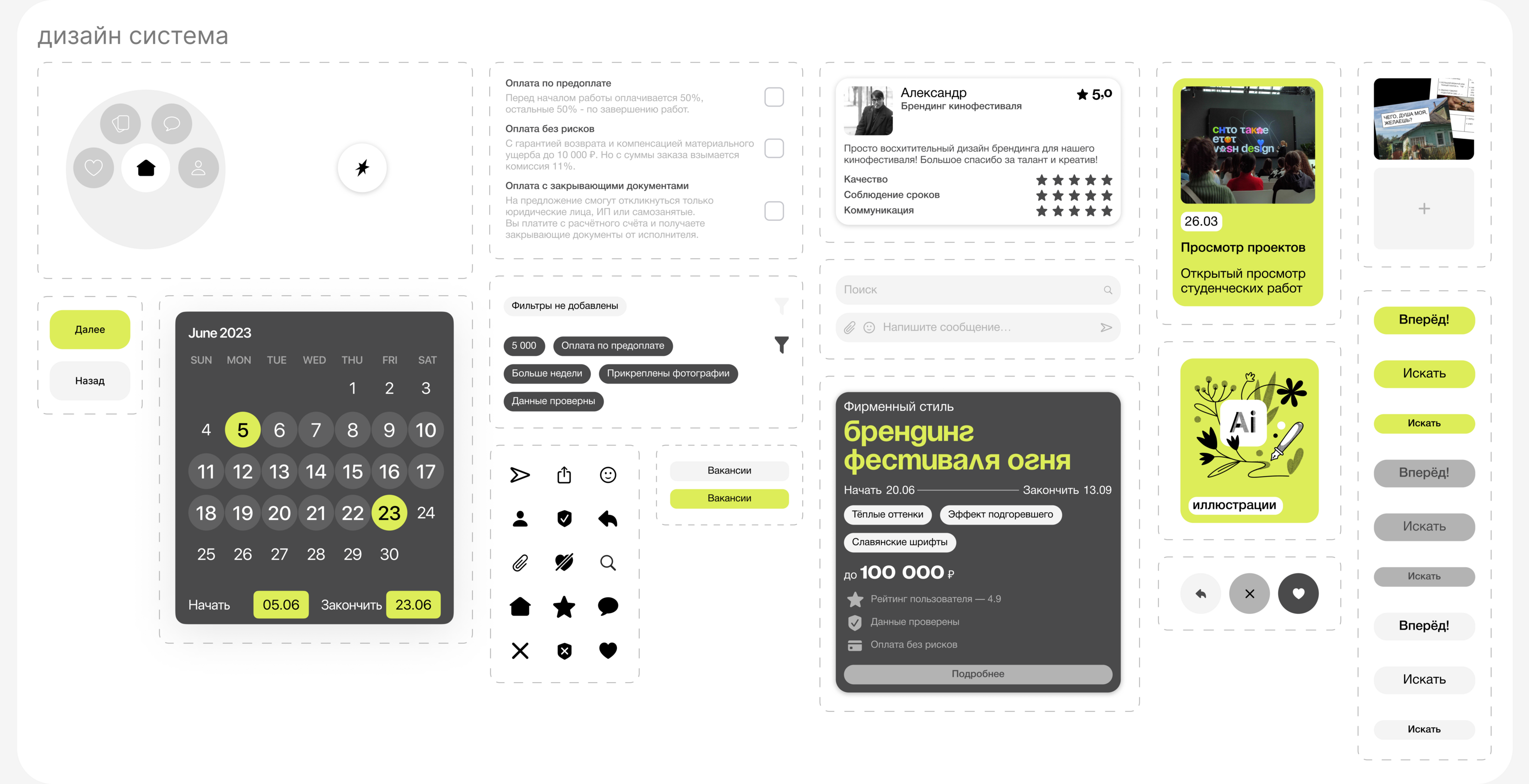 Projectly | UX/UI | Приложение для дизайнеров и заказчиков — Изображение №16 — Интерфейсы, Брендинг на Dprofile