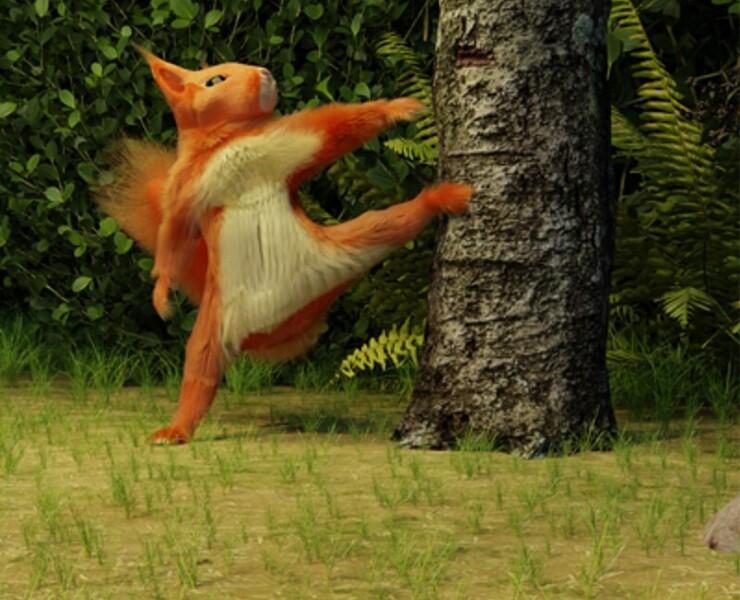 Белка/Squirrel (Blender Cinematic) — 3D, Анимация на Dprofile