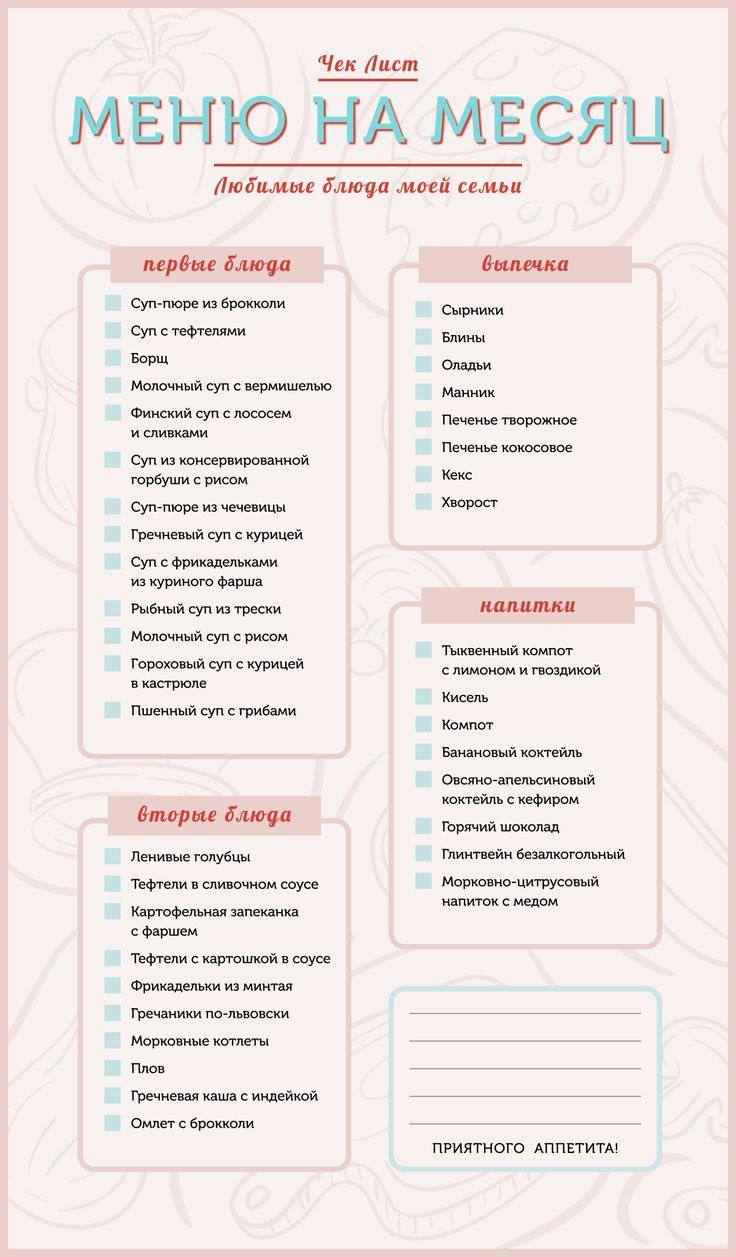 Домашнее меню — Изображение №2 — Иллюстрация, Графика на Dprofile