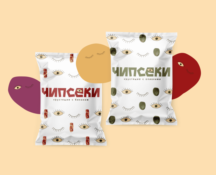 Брендинг и дизайн упаковки для чипсов — Брендинг, Иллюстрация на Dprofile