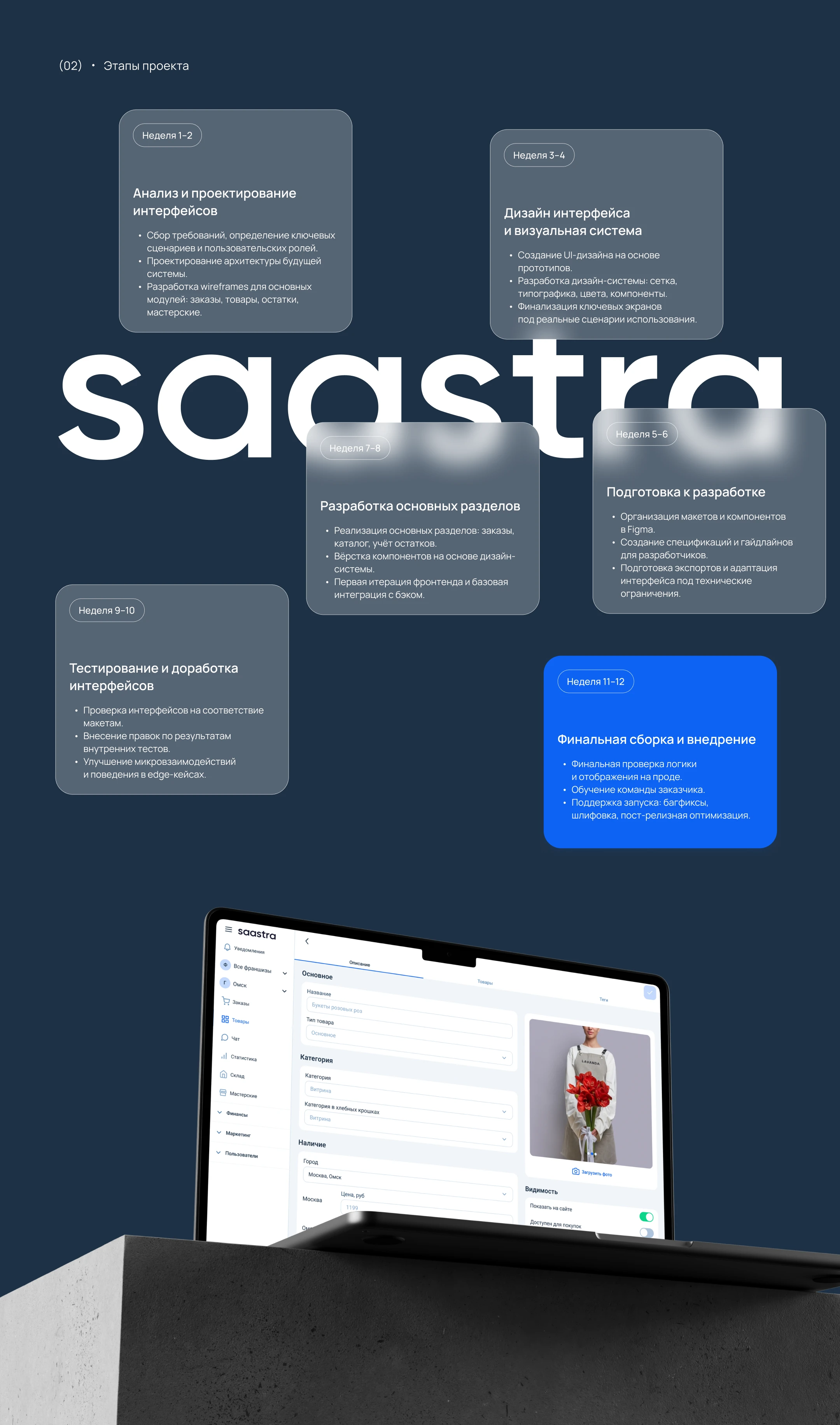 SAASTRA • ERP-платформа — Изображение №4 — Интерфейсы на Dprofile