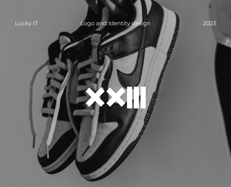 23 sneaker store — Logo and Identity design на Dprofile