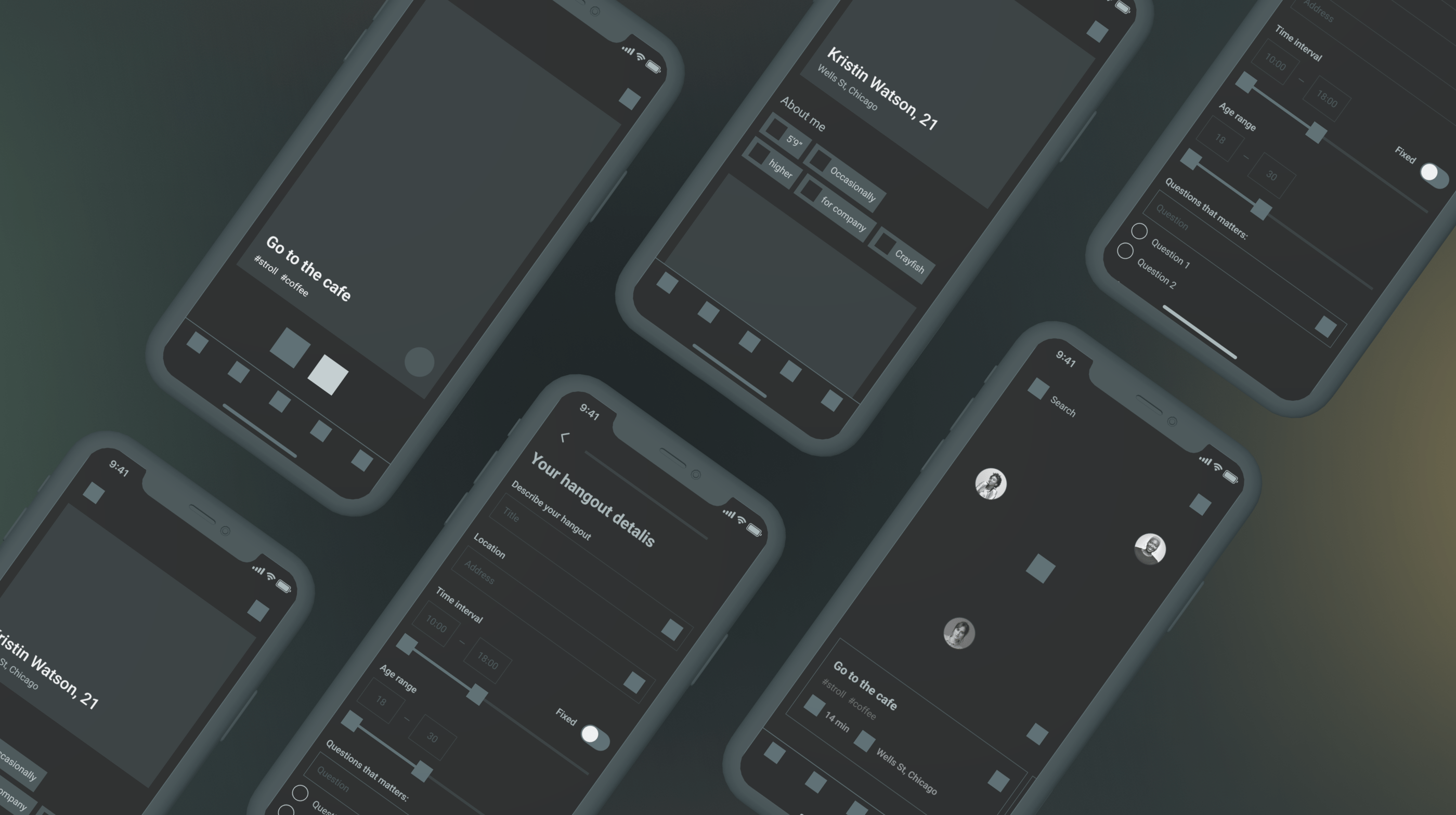 Meeting - Mobile App — Изображение №5 — Интерфейсы на Dprofile