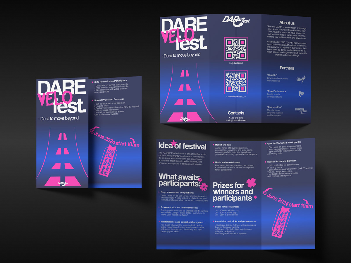 Dare - вело-фестиваль — Изображение №12 — Брендинг на Dprofile