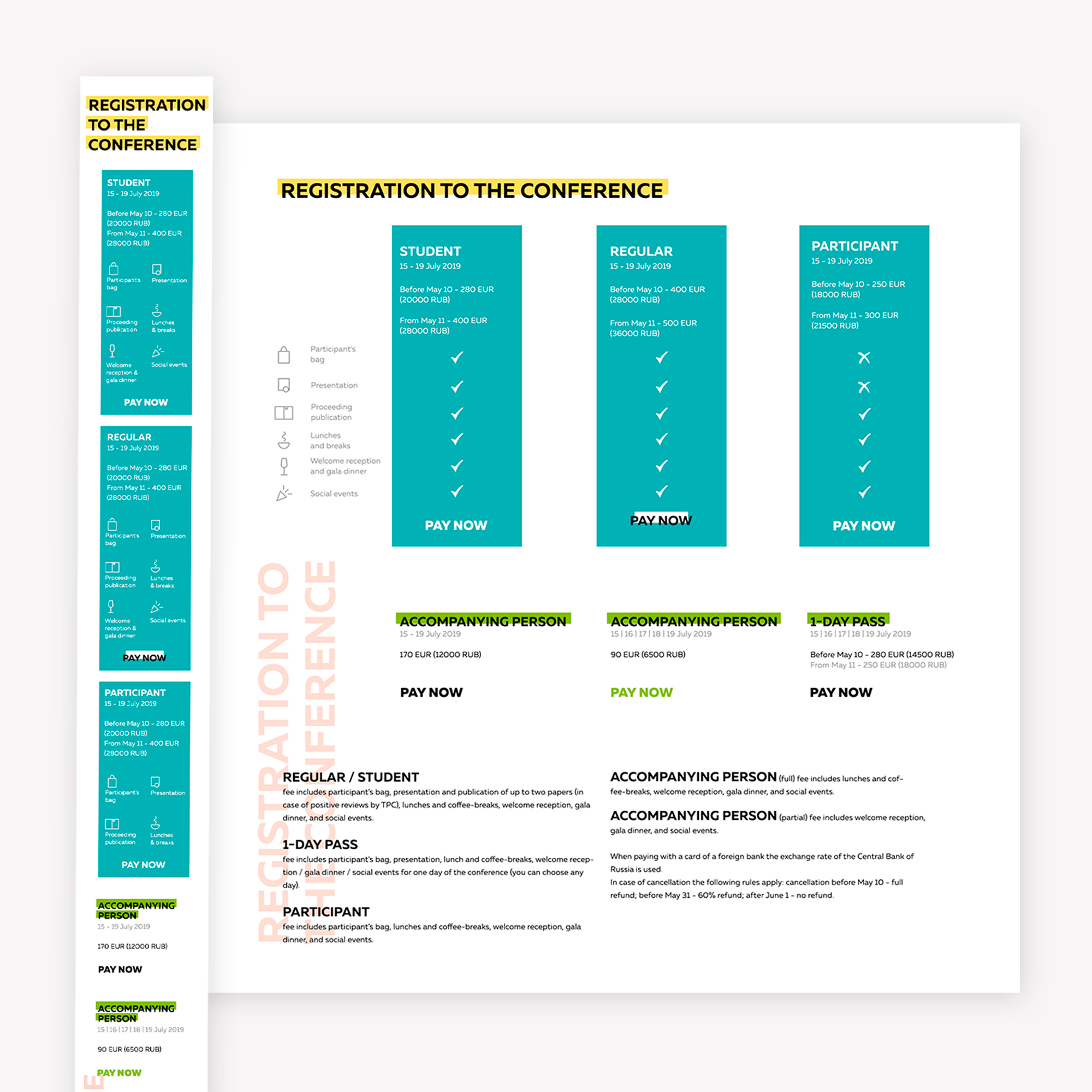 Фирменный стиль для Международной конференции Metanano — Изображение №11 — Брендинг на Dprofile