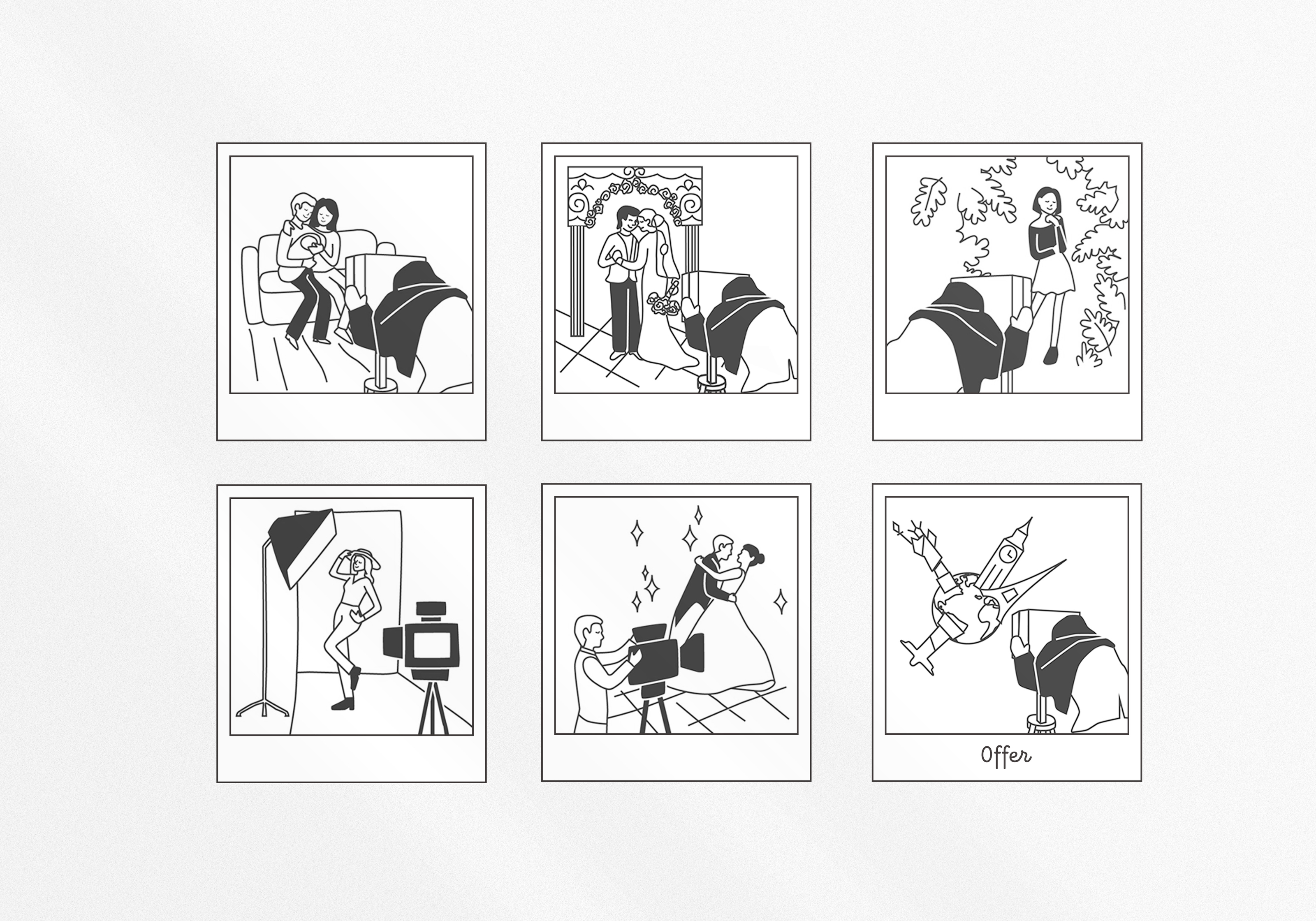 Cервис поиска фотографов Available Photographers — Изображение №4 — Брендинг, Иллюстрация на Dprofile