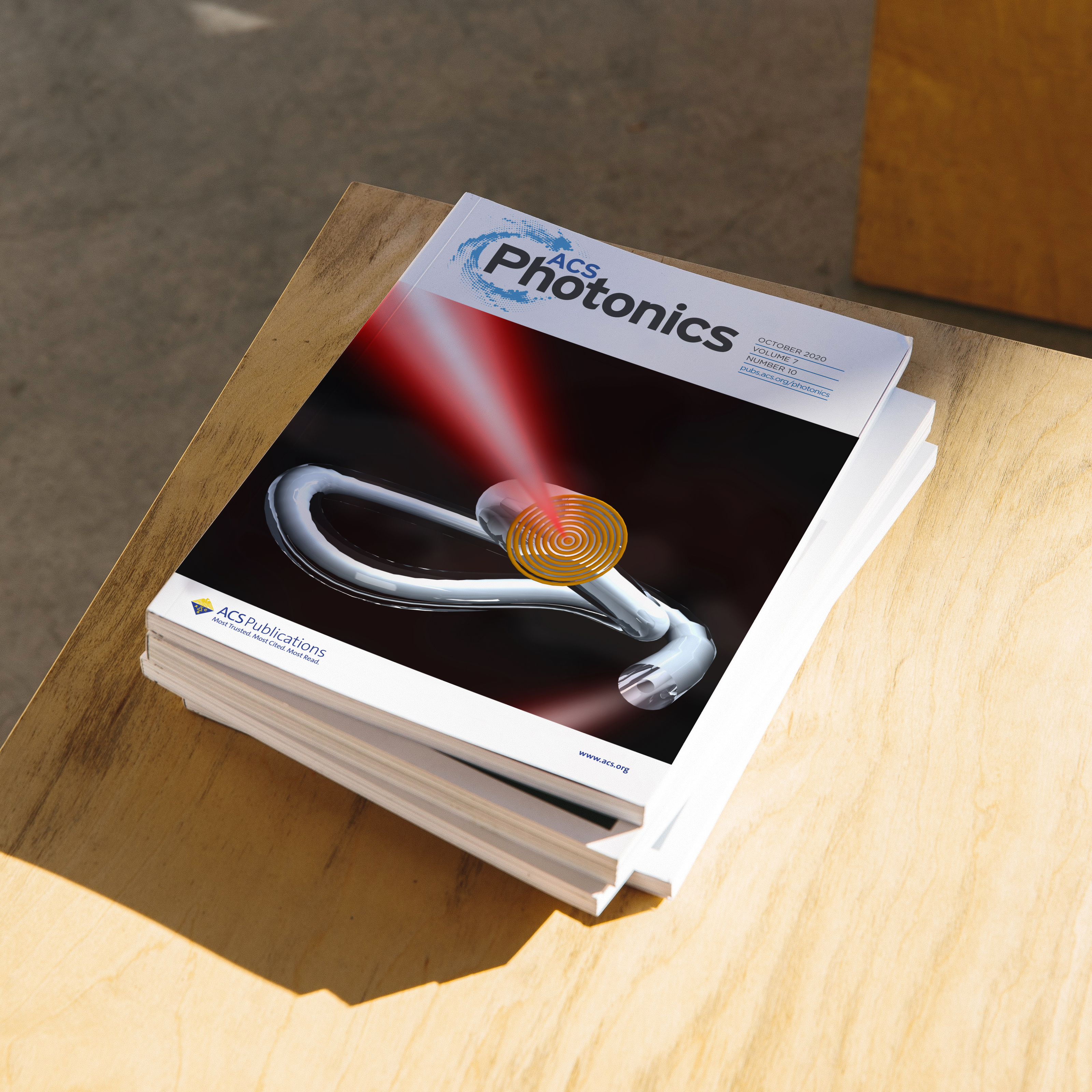 Иллюстрация для обложки ACS Photonics — Изображение №2 — Иллюстрация, 3D на Dprofile