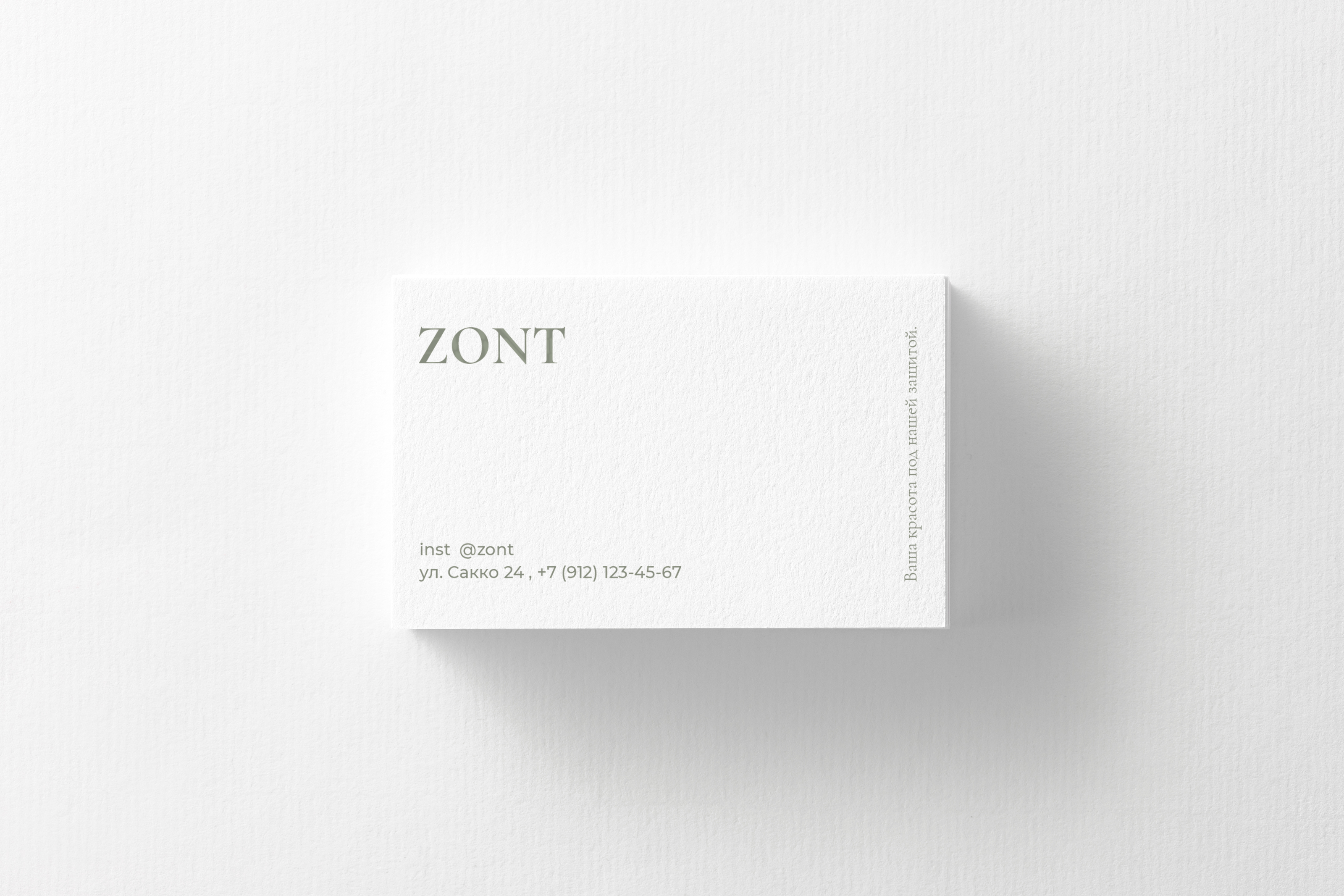 Фирменный стиль и интерьер салона красоты ZONT — Изображение №3 — Брендинг на Dprofile