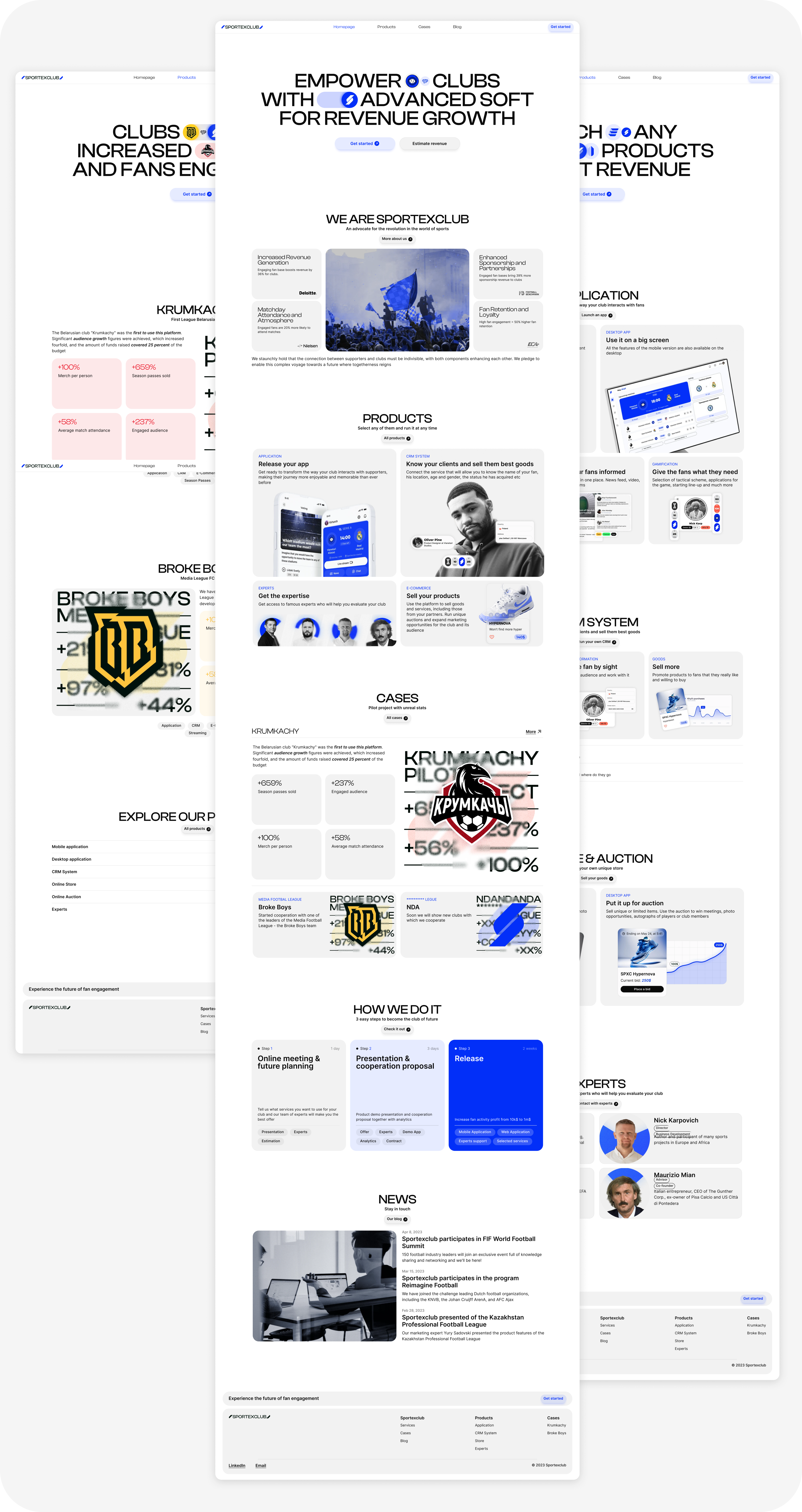 Sportexclub™ — Изображение №28 — Интерфейсы на Dprofile