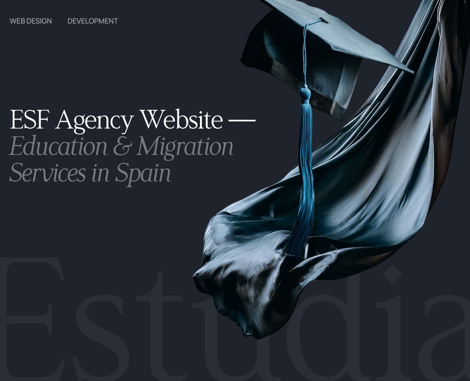 ESF Estudia | Educational Platform Website (ES) — Интерфейсы на Dprofile