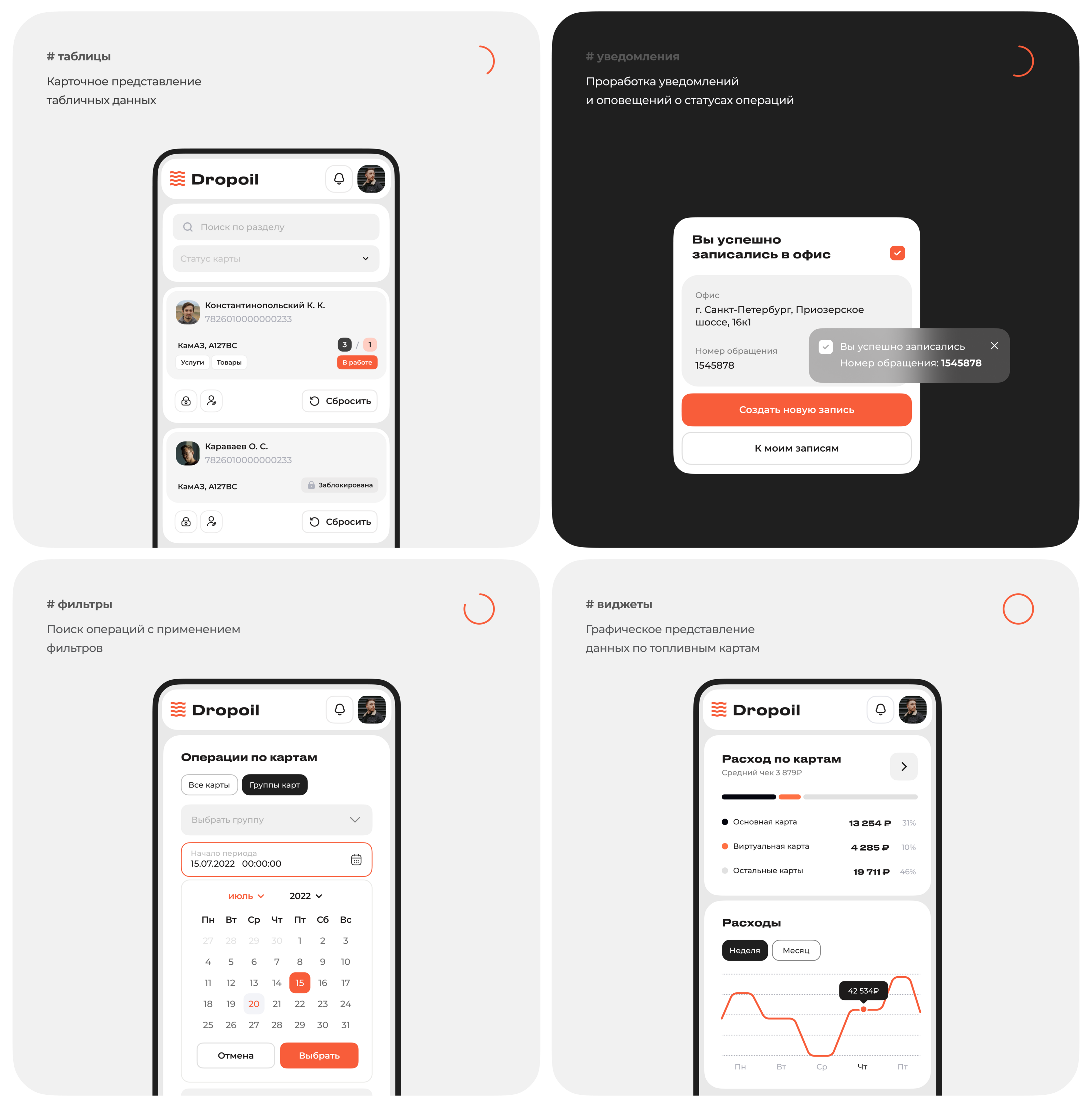 Gas and oil — UX/UI design user interface — Изображение №13 — Интерфейсы на Dprofile