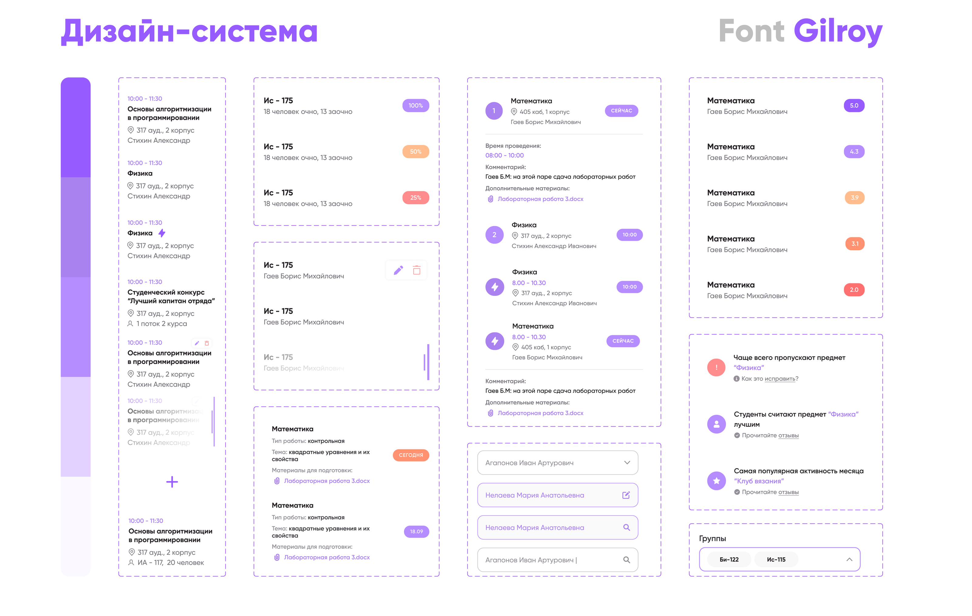 Студентто — Изображение №7 — Интерфейсы на Dprofile