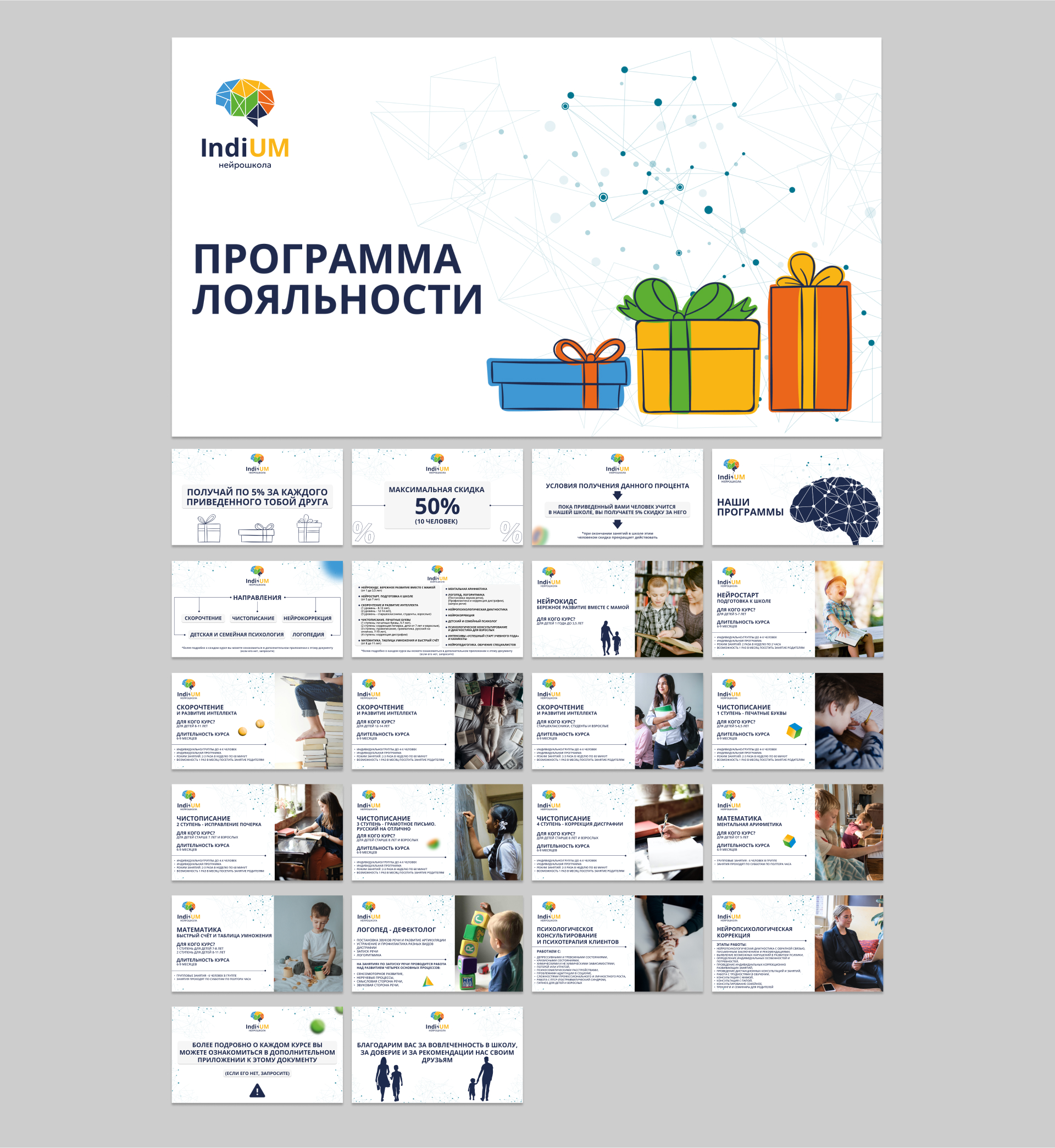 Айдентика l Фирменный стиль для нейрошколы — Изображение №10 — Брендинг на Dprofile