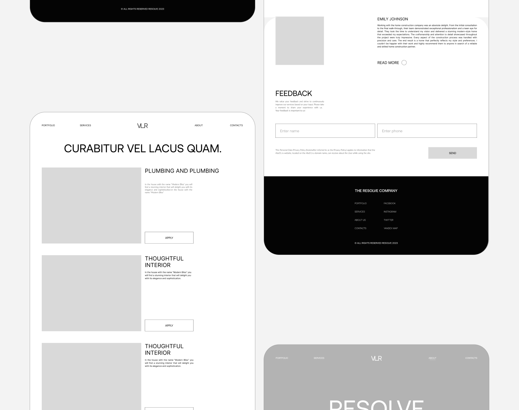 Resolve — Изображение №13 — Интерфейсы, Брендинг на Dprofile