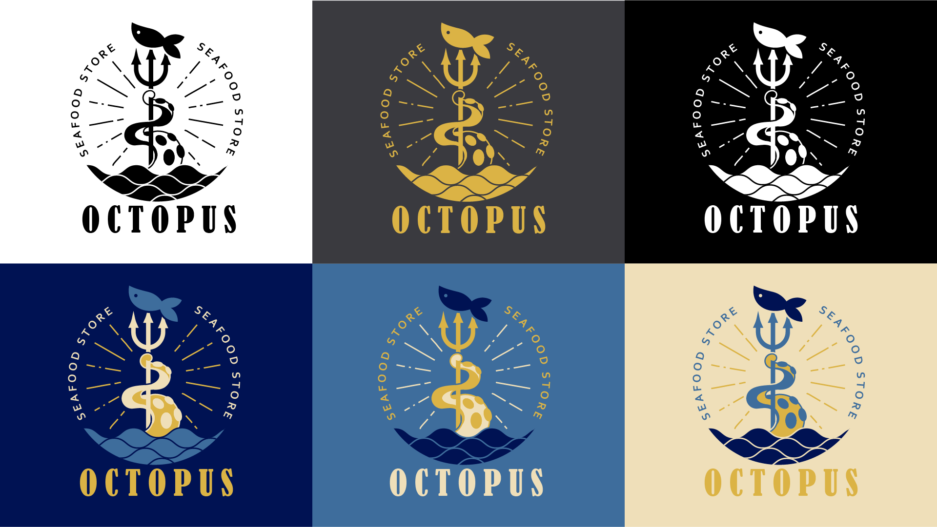 OCTOPUS • Айдентика магазина морепродуктов — Изображение №2 — Брендинг на Dprofile