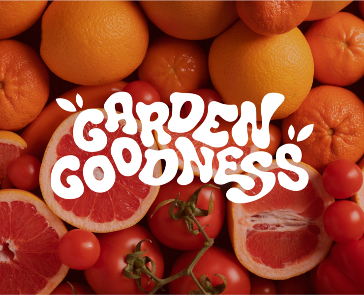GARDEN GOODNESS • Айдентика компании по доставке продуктов — Брендинг на Dprofile