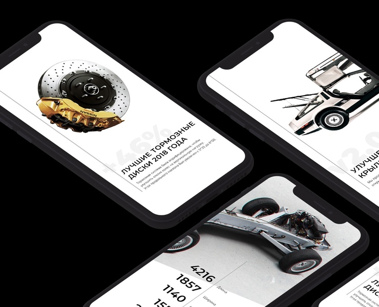 Web UI/UX — Сайт DeLorean (Back to the Future) — Интерфейсы на Dprofile