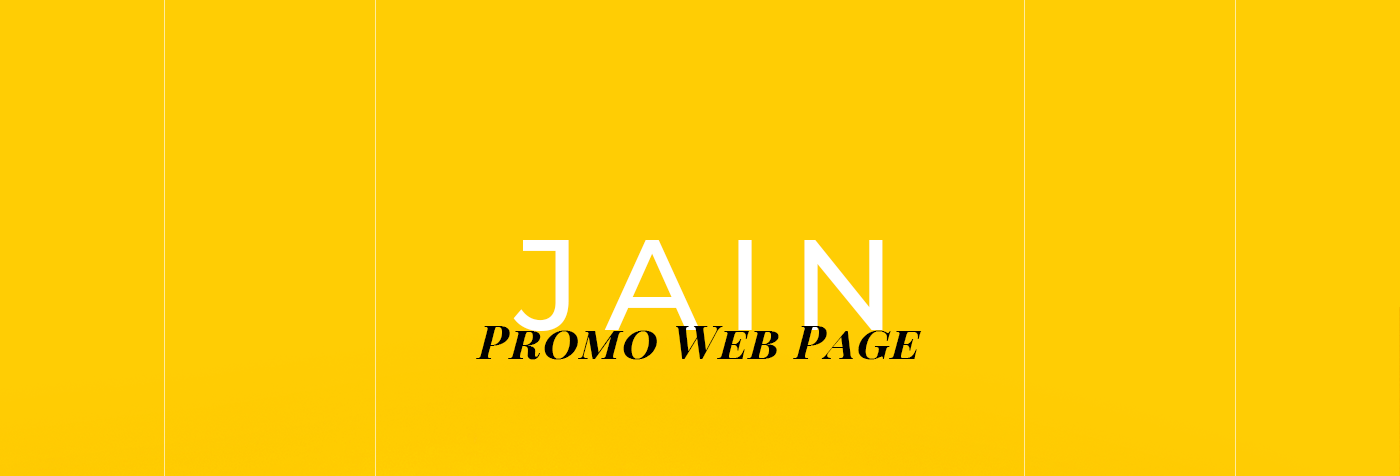 Web UI/UX — Сайт певицы Jain. Zanaka — Изображение №1 — Интерфейсы на Dprofile