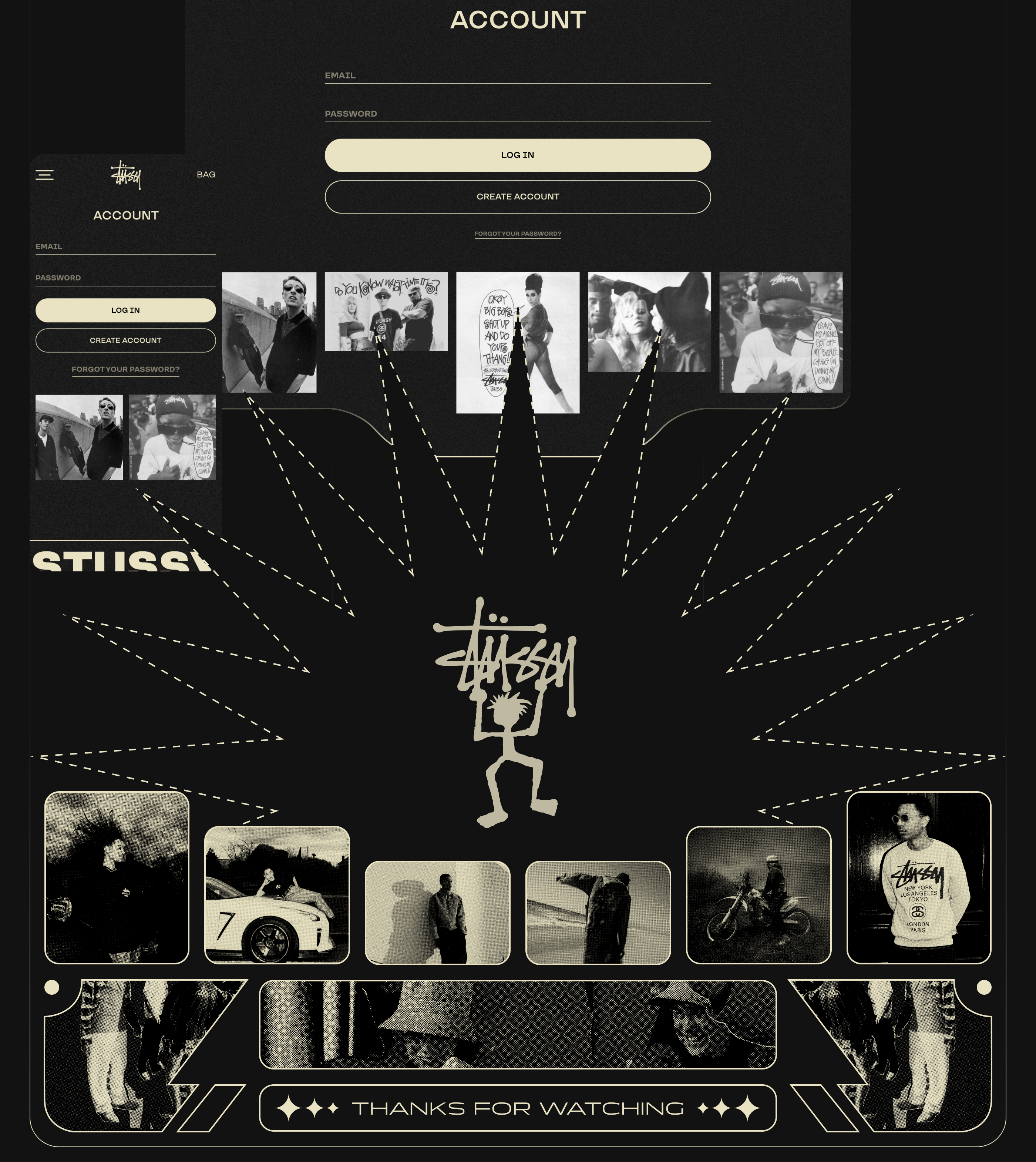 STUSSY / E-COMMERCE REDESIGN CONCEPT — Изображение №8 — Интерфейсы, Графика на Dprofile