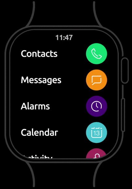 Gtime OS - UX/UI Smart Watch — Изображение №11 — Интерфейсы на Dprofile