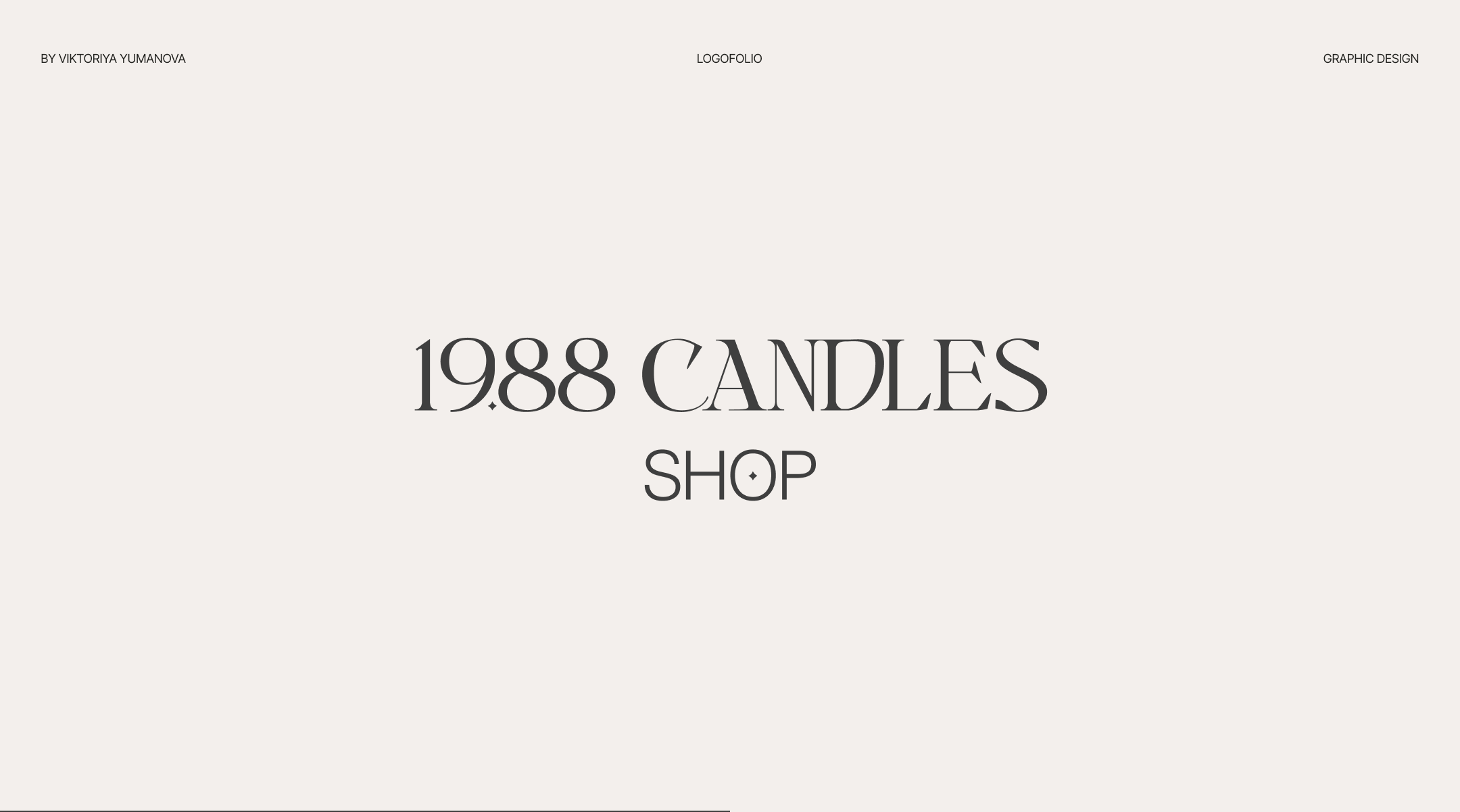 19.88 CANDLES | BRANDING | E-COMMERCE — Изображение №1 — Брендинг, Графика на Dprofile
