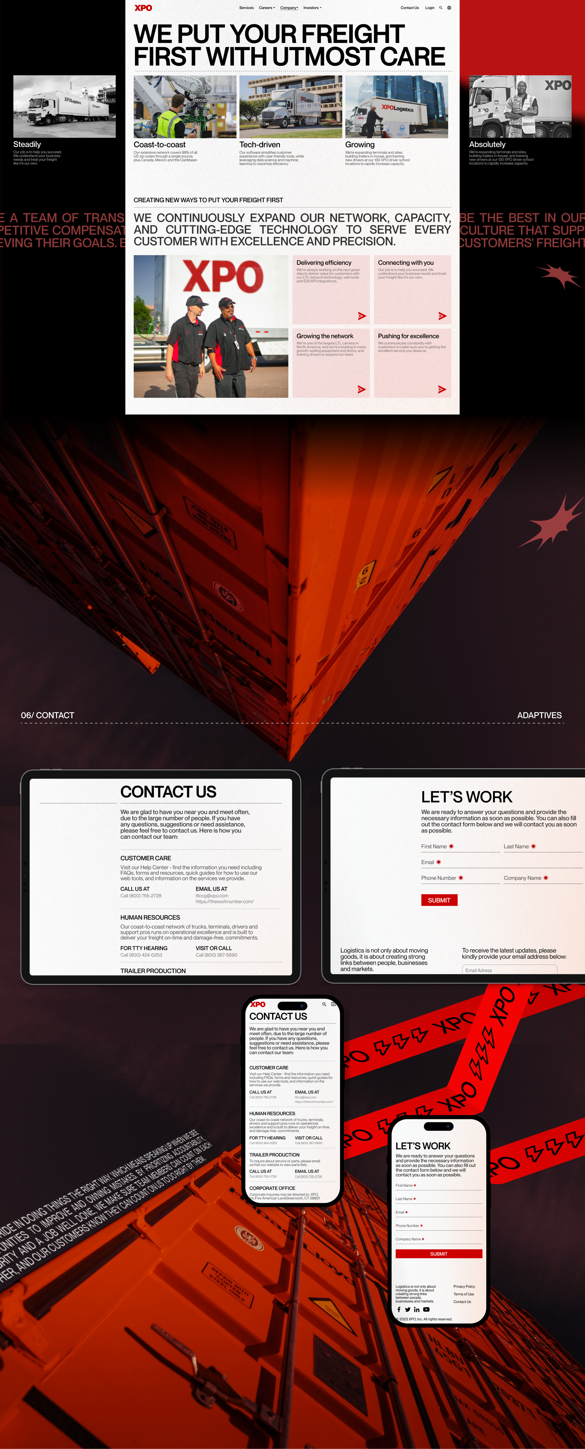 XPO│CORPORATE WEBSITE│REDESIGN — Изображение №8 — Интерфейсы на Dprofile