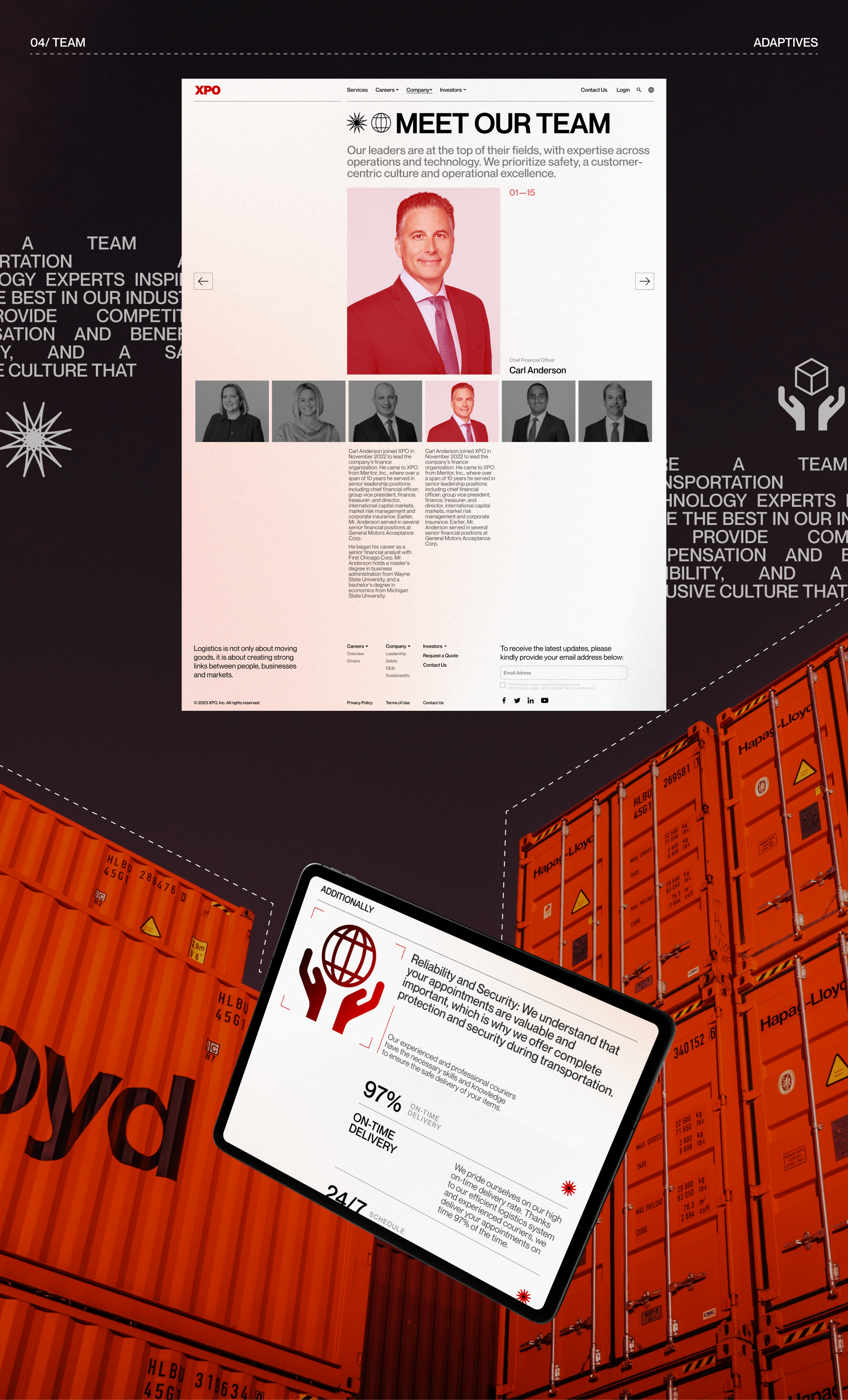 XPO│CORPORATE WEBSITE│REDESIGN — Изображение №6 — Интерфейсы на Dprofile