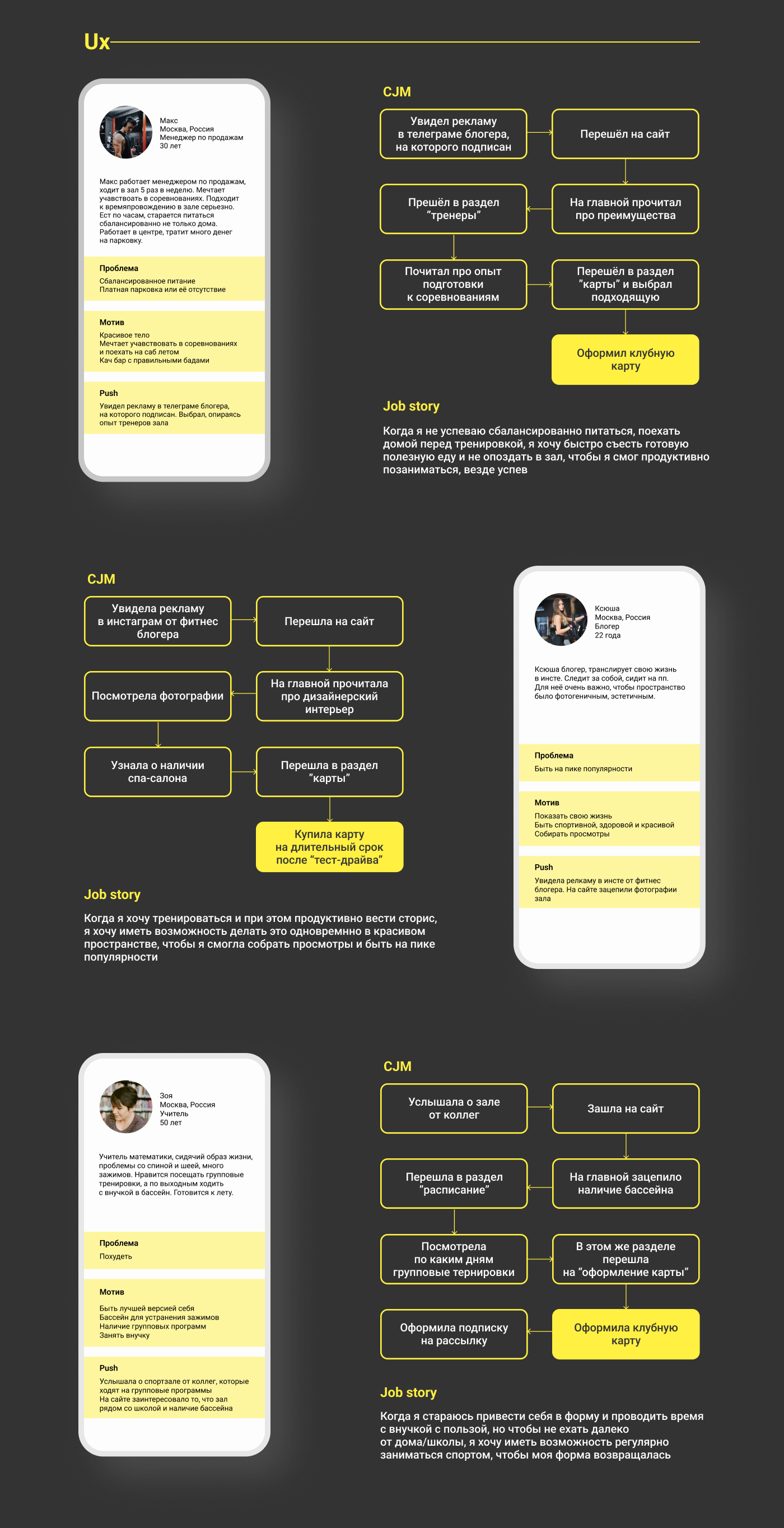ArenaFit Website - Ux/Ui Design — Изображение №5 — Интерфейсы на Dprofile