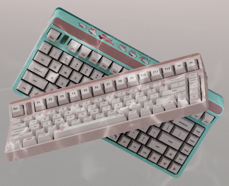 "Hello Kitty" keyboard — 3D, Анимация на Dprofile