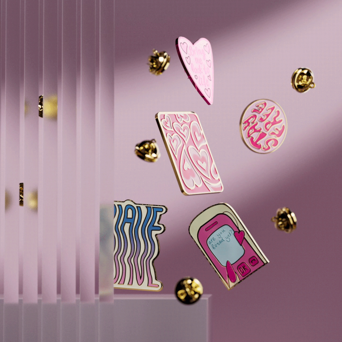 Enamel pins — Изображение №9 — 3D, Анимация на Dprofile