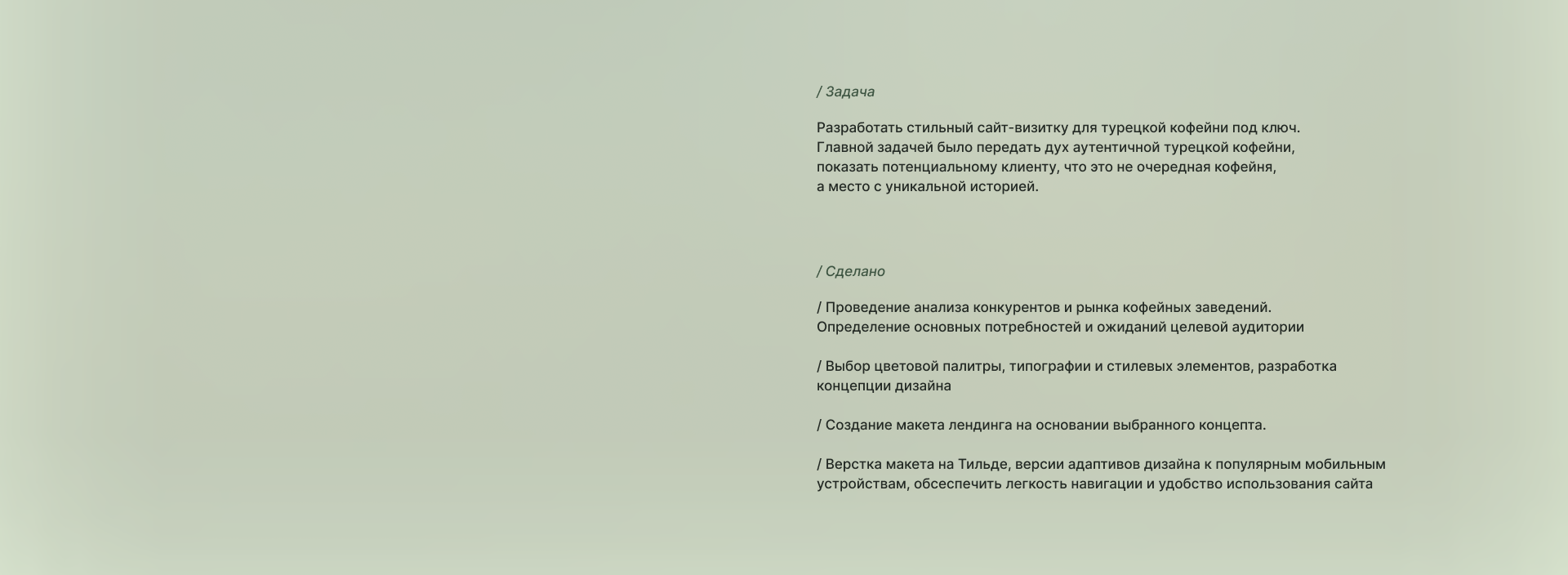 Turkish Brew. Co. — Изображение №2 — Интерфейсы на Dprofile