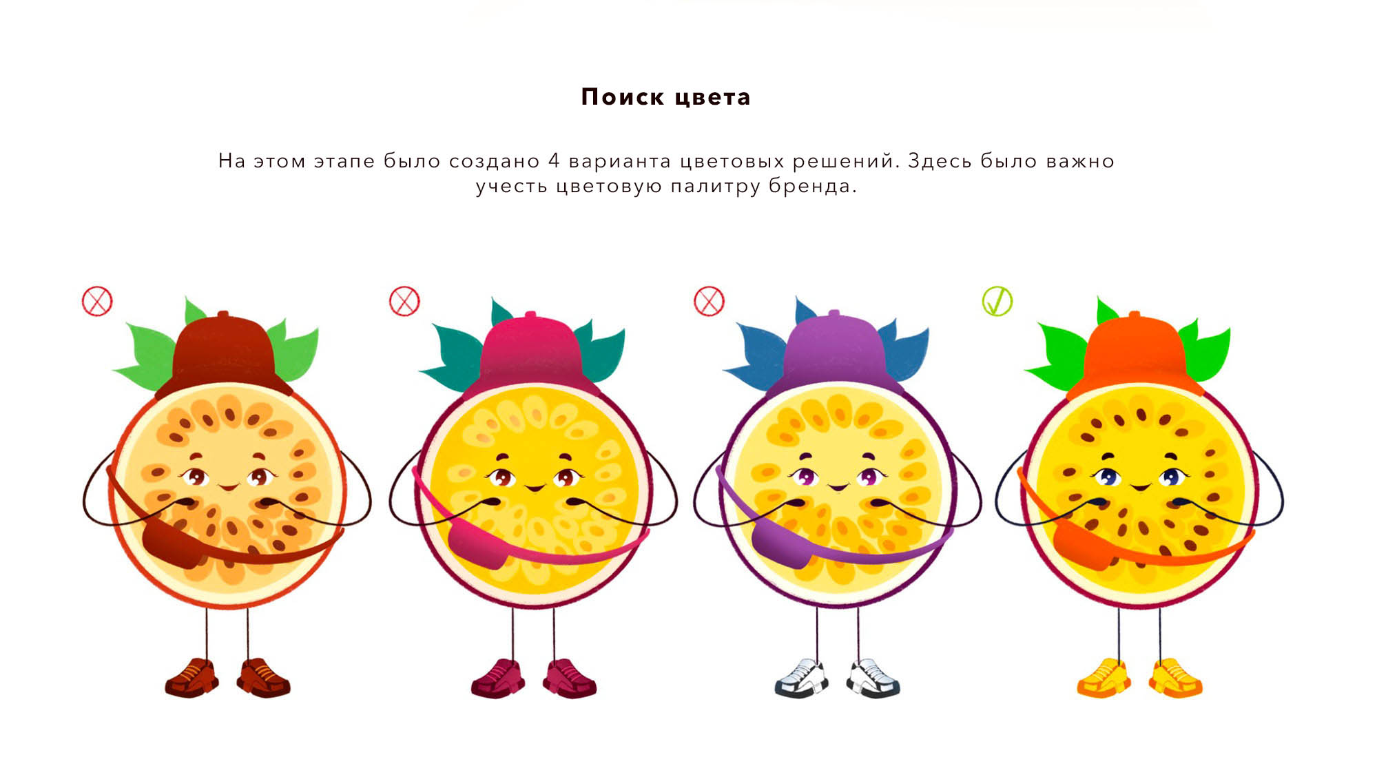 Бренд-персонаж для кафе "Маракуйя" — Изображение №5 — Брендинг, Иллюстрация на Dprofile
