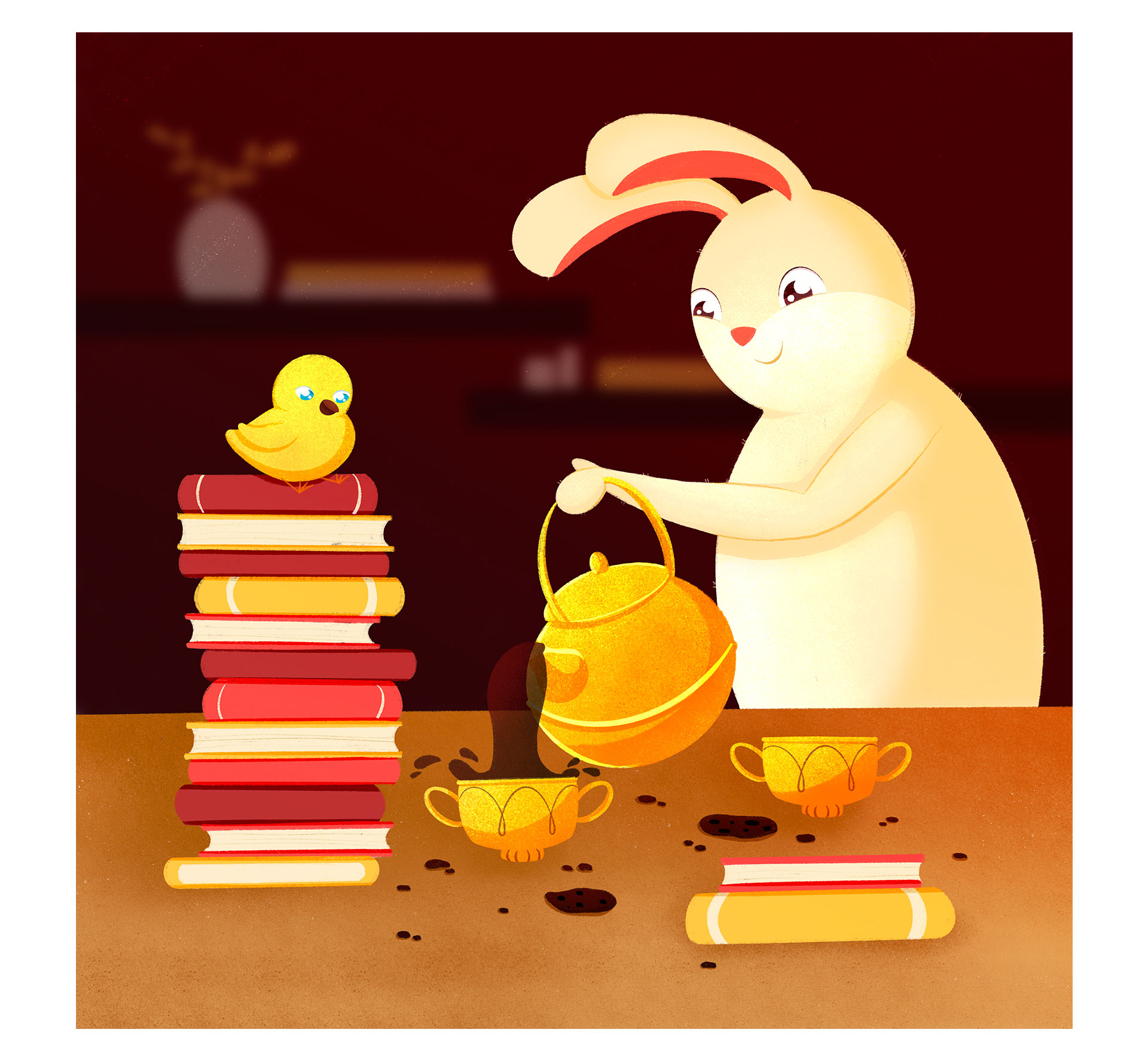 Осенние иллюстрации для пазлов — Изображение №9 — Иллюстрация на Dprofile