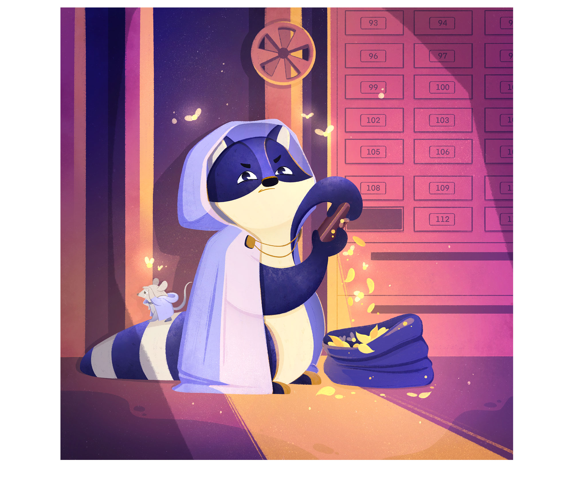 Осенние животные. Детские иллюстрации — Изображение №3 — Иллюстрация на Dprofile