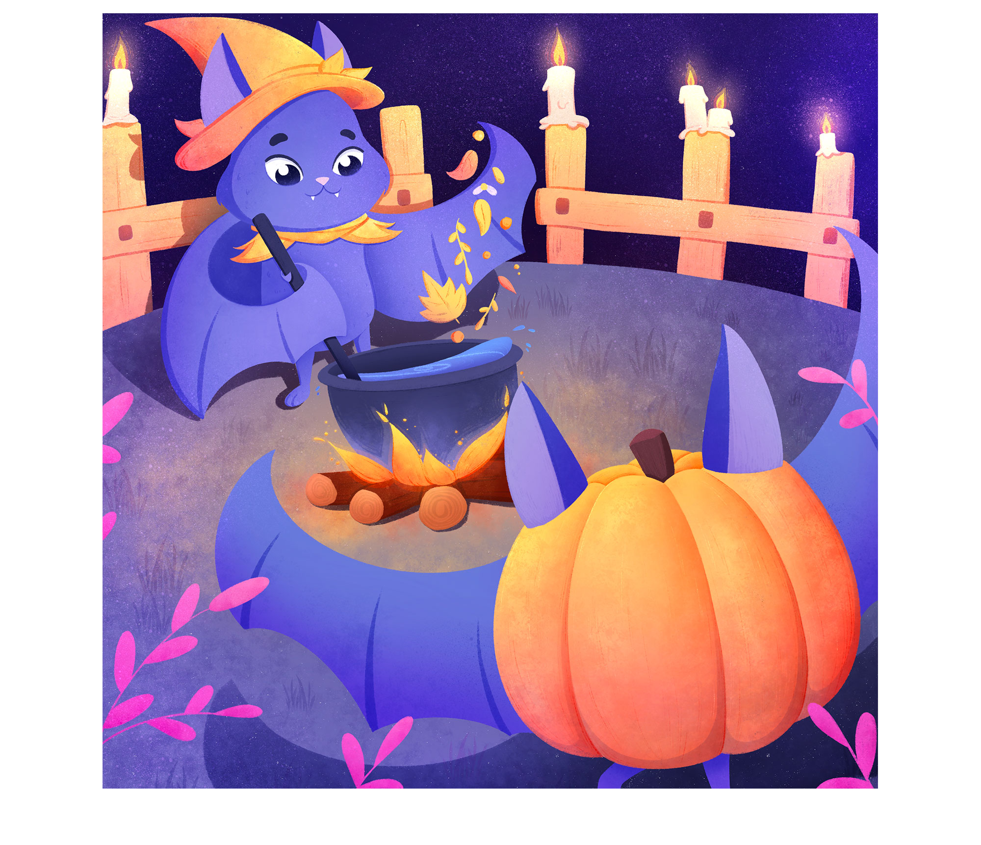 Осенние животные. Детские иллюстрации — Изображение №7 — Иллюстрация на Dprofile