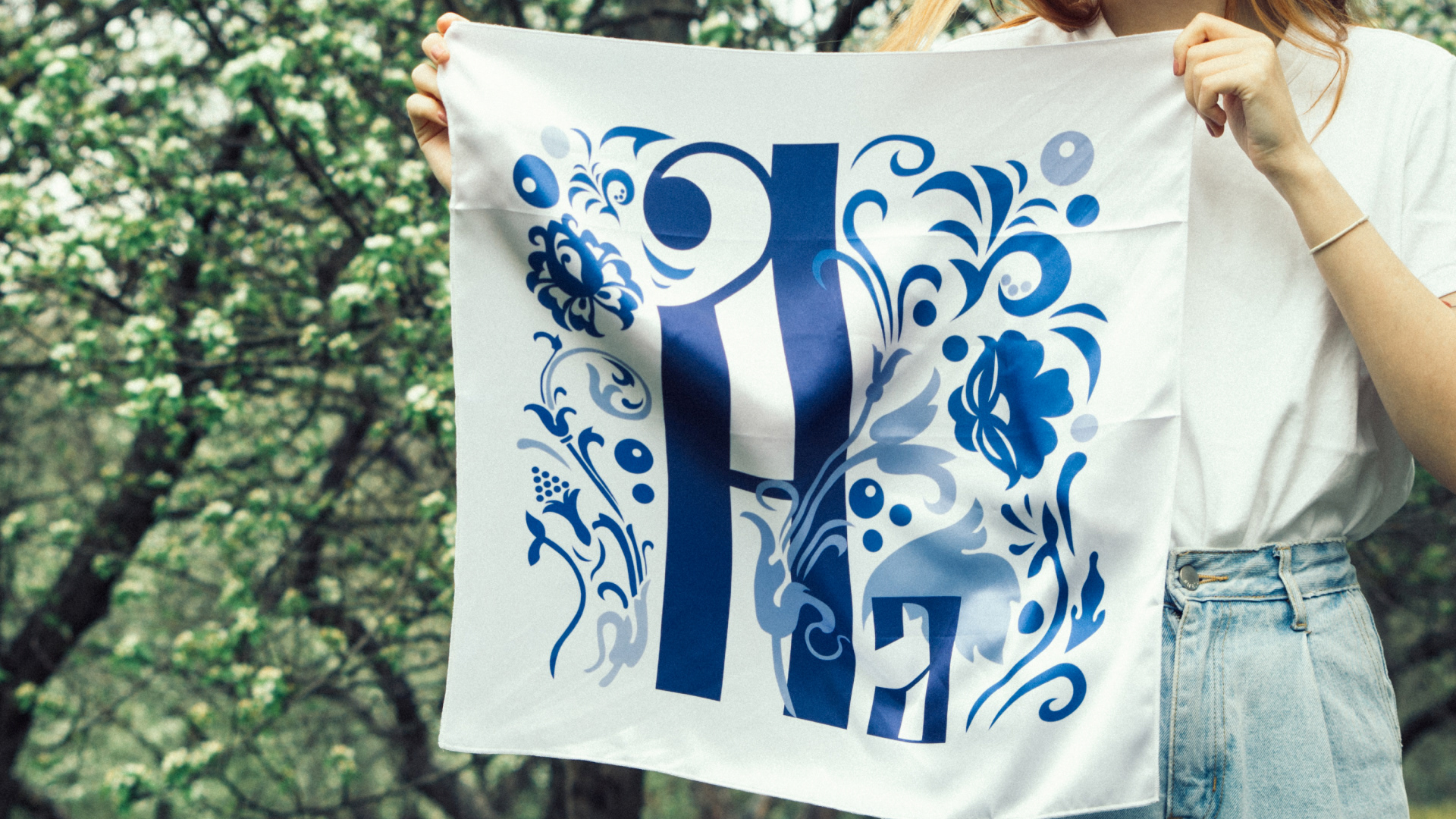 SLOVO. Silk scarf design — Изображение №7 — Графика на Dprofile