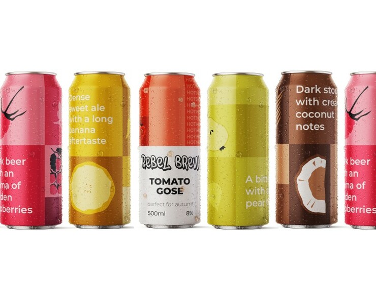 Rebel Brew. Дизайн-концепт марки вкусового пива — Брендинг, Графика на Dprofile