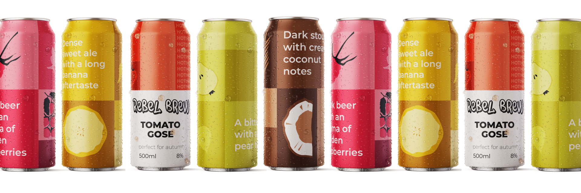 Rebel Brew. Дизайн-концепт марки вкусового пива — Изображение №1 — Брендинг, Графика на Dprofile