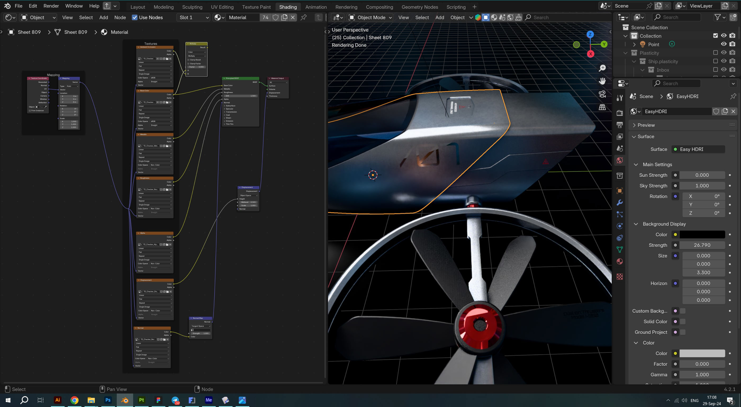 Sci-Fi Drone 3D Modeling — Изображение №16 — 3D на Dprofile