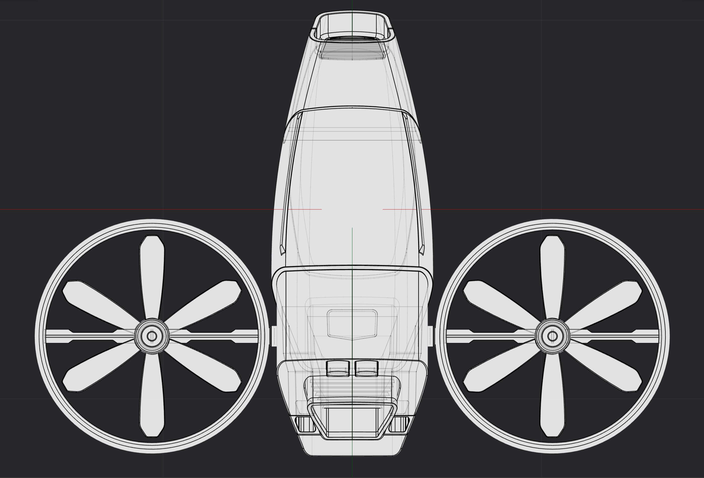 Sci-Fi Drone 3D Modeling — Изображение №20 — 3D на Dprofile